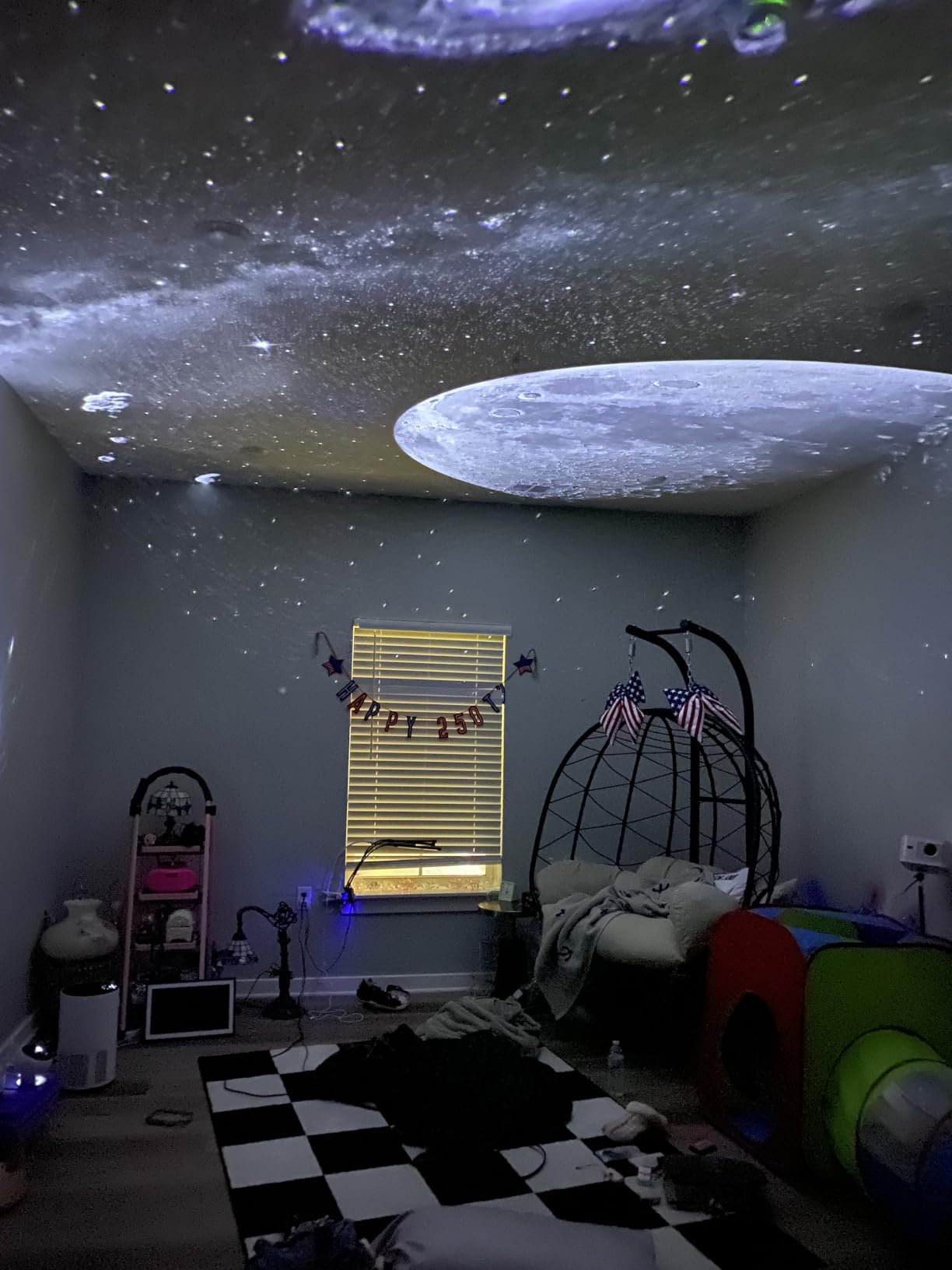 Galaxy Projector Pro for Bedroom, 13 in 1 Planetarium Star Projector with Solar System & Constellation, Night Light for Ceiling - 360° Rotating with Timer, Adjustable Knob, Kids Adults Room Decor customer photo 2