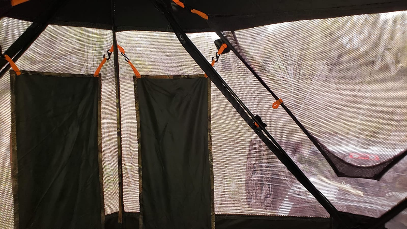 Guide Gear 6' Quad Pod Hunting Tower Blind, 2-3 Man Stand Elevated, Hunting Gear Equipment Accessories, 6x6' customer photo 2