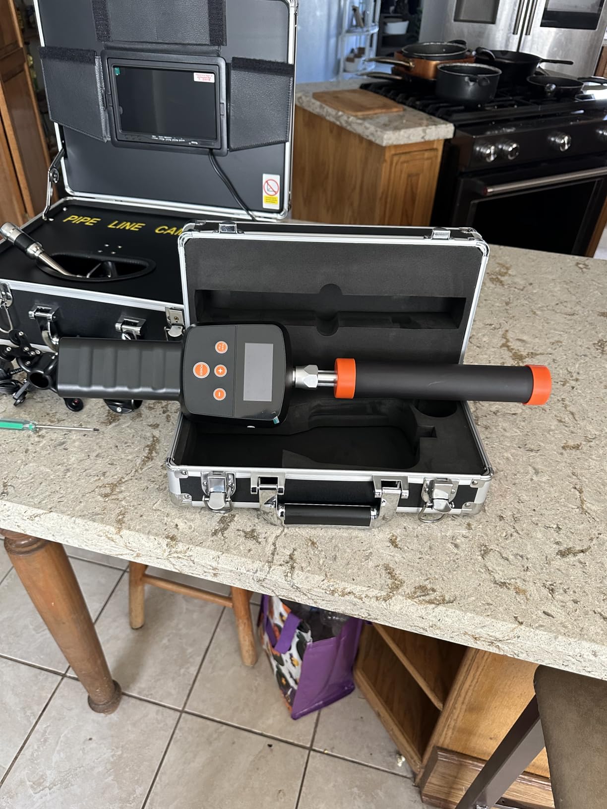 VEVOR Sewer Camera, 100ft Drain Inspection Camera with 7