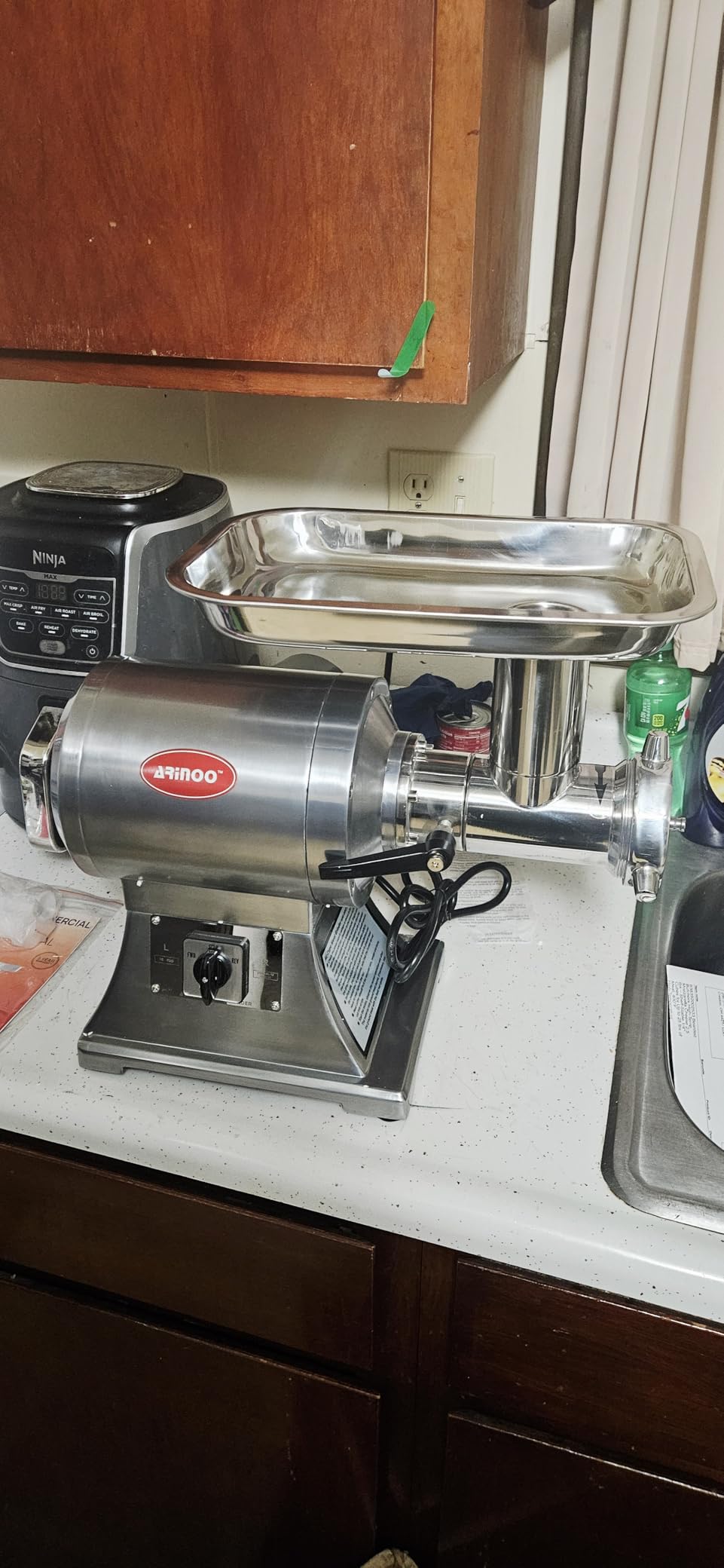 Commercial Meat Grinder #12C, 0.9HP Electric Meat Grinder | Heavy Duty Meat Mincer Machine for Venison, Beef, Stainless Steel Sausage Maker for Home Butchering or Small Farm Processing customer photo 2