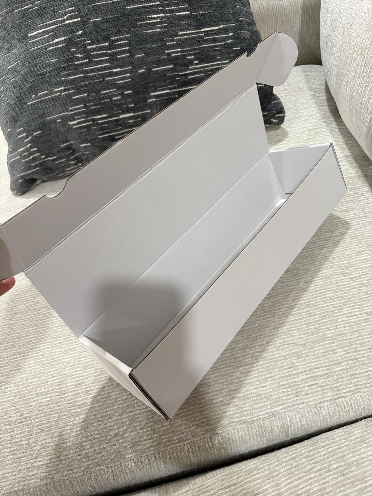 Trading Card Storage Box, 10-Pack 1100 Count White Corrugated Cardboard Box | Bulk Sports Storage Box for TCG/Magic/Mtg Basketball Card, Collectible Trading Cards customer photo 2