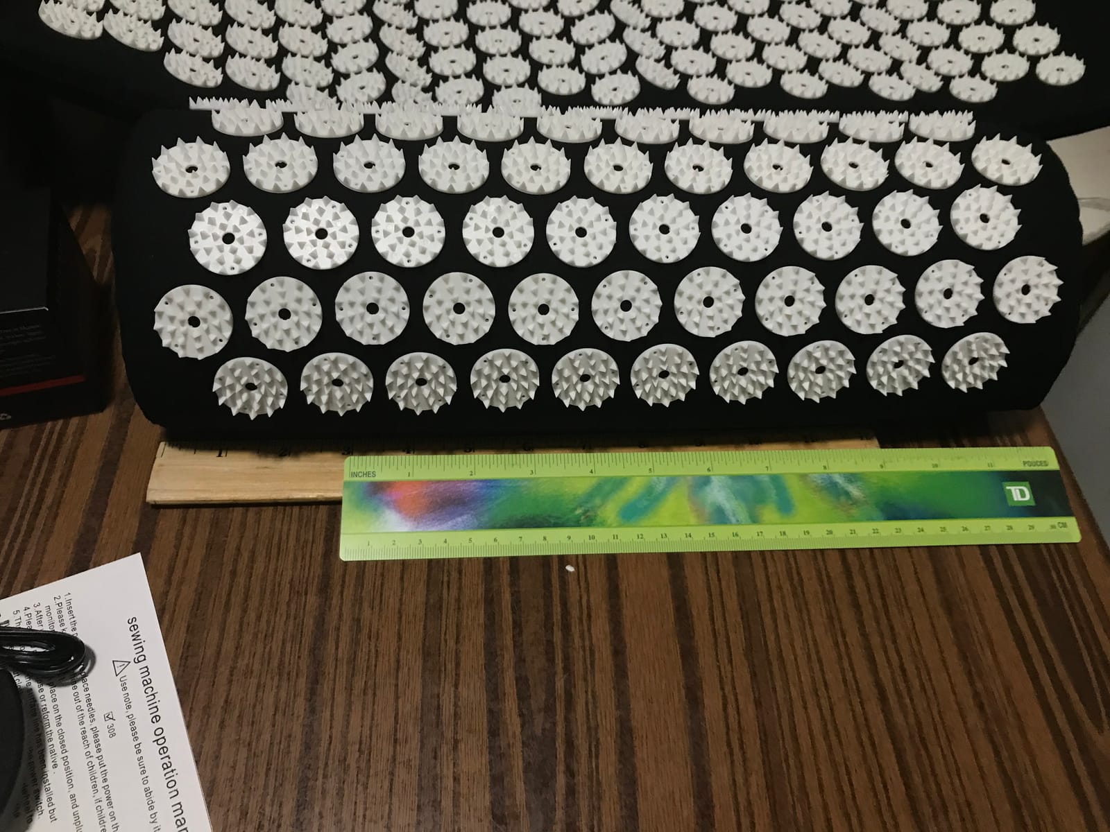 Sivan Acupressure Mat & Pillow Set for Back & Neck (XL, Orange/White) customer photo 2