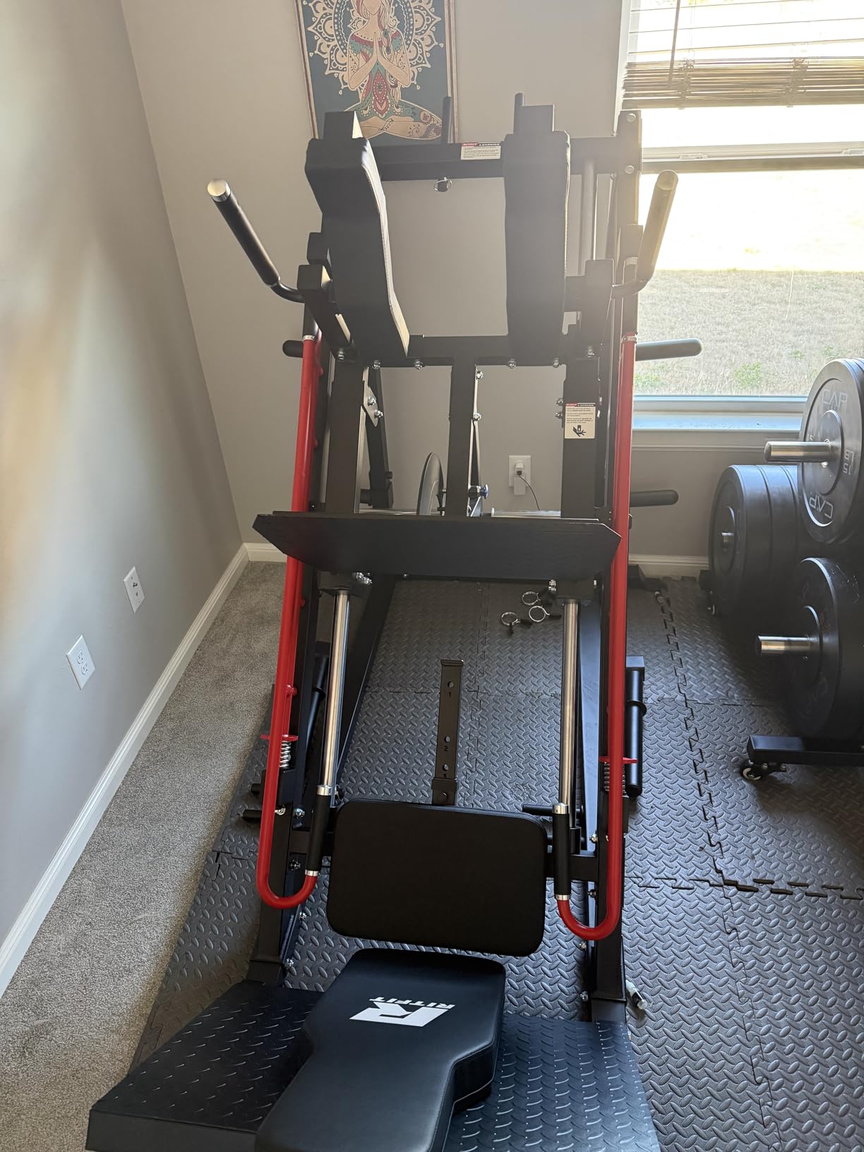 RitFit Gazelle Pro 3-in-1 Leg Press & Hack Squat Machine, 2000LB Capacity | High-Tensile Steel Frame with Roller Bearings, Adjustable Angles and Weight Storage, Space-Saving Design customer photo 1