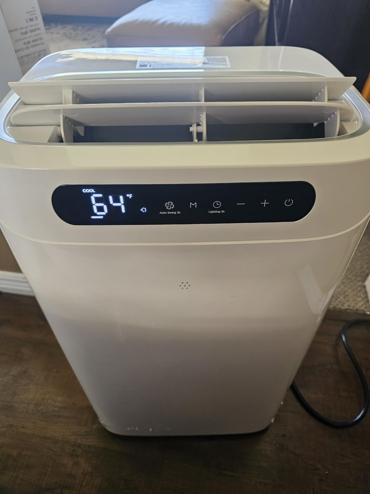 12000 BTU Portable Air Conditioners for Room Cooling up to 500 Sq. Ft, 3-IN-1 Quiet Portable AC Unit with Dehumidifier Fan, Remote Control, Smart Sleep Mode, 24H Timer, Windows Kit Included customer photo 2