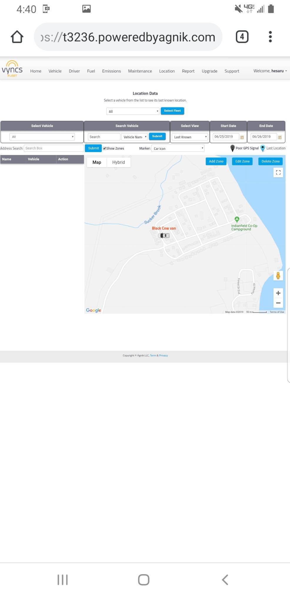 VyncsFleet: GPS Tracker No Monthly Fee, 4G LTE OBD, Real Time Fleet Car/Truck Tracking, SIM, Free 1 Year Data Plan, Trips, Vehicle Diagnostics, Driver Safety Alerts, Fuel Report, Emission Report (4) customer photo 2