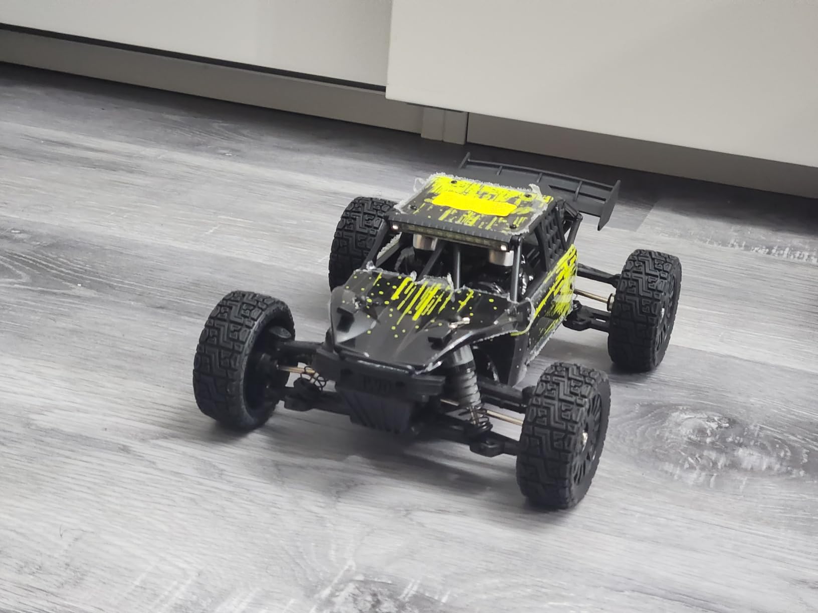 HAIBOXING 18872 1:18 RC Car, Remote Control Truck 4WD Off-Road Dune Buggy | 2.4GHz RC Truck 36km/h Speed Splash Waterproof Electronics 4X4 Truck, Dual Li-Po Batteries Hobby Gifts Toys for Kids, Adults customer photo 1