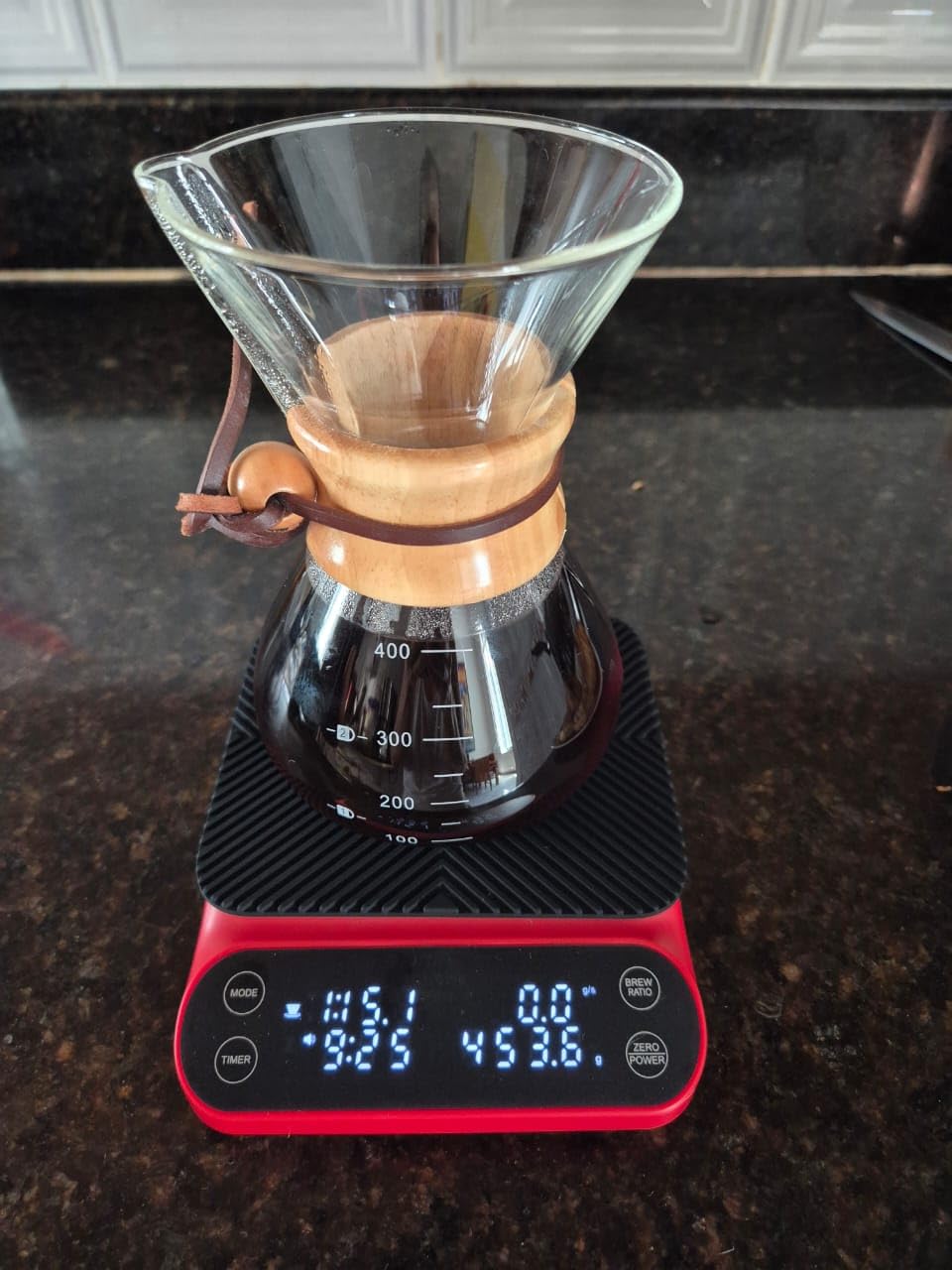 Maestri House S3 Coffee Scale with Timer, 3kg/0.1g Rechargeable Pour Over Coffee Scale, 3 Brew Modes, Adjustable Brew Ratios & Flow Rate Display, Scale for Pour Over, Espresso & French Press-Black customer photo 2