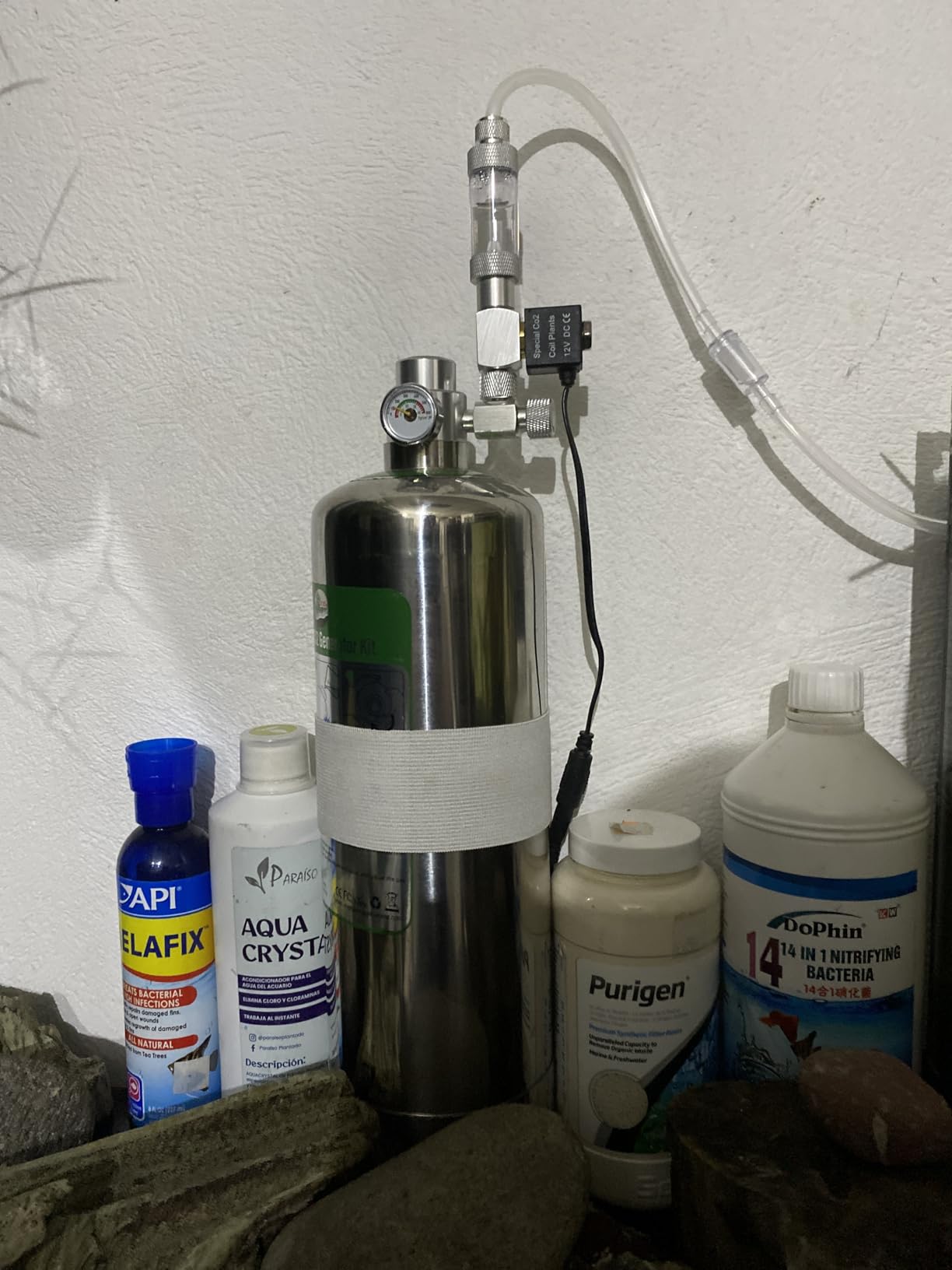 2L Aquarium CO2 Generator System, CO2 System Kit with Regulator and Needle Valve for Aquarium Plants Tanks customer photo 2
