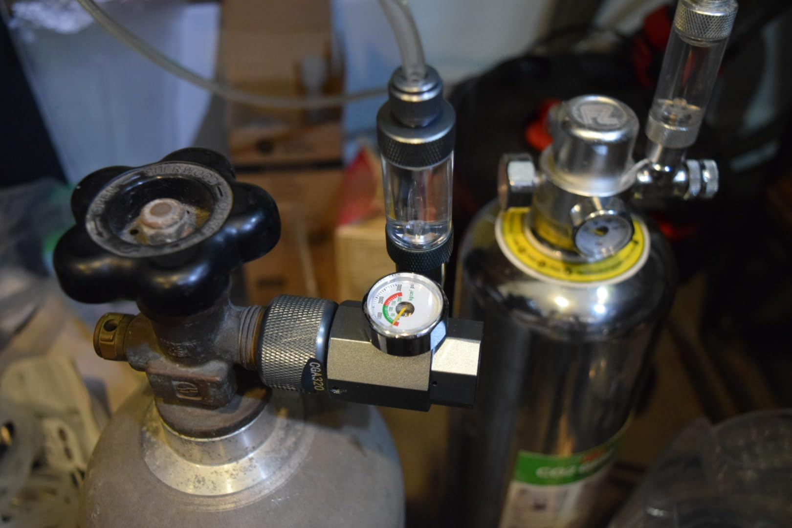 Aquarium CO2 Regulator, Mini Detachable Design, Complete with Bubble Counter and Check Valve Function for Establishing CO2 System in Aquatic Plant Tank customer photo 2