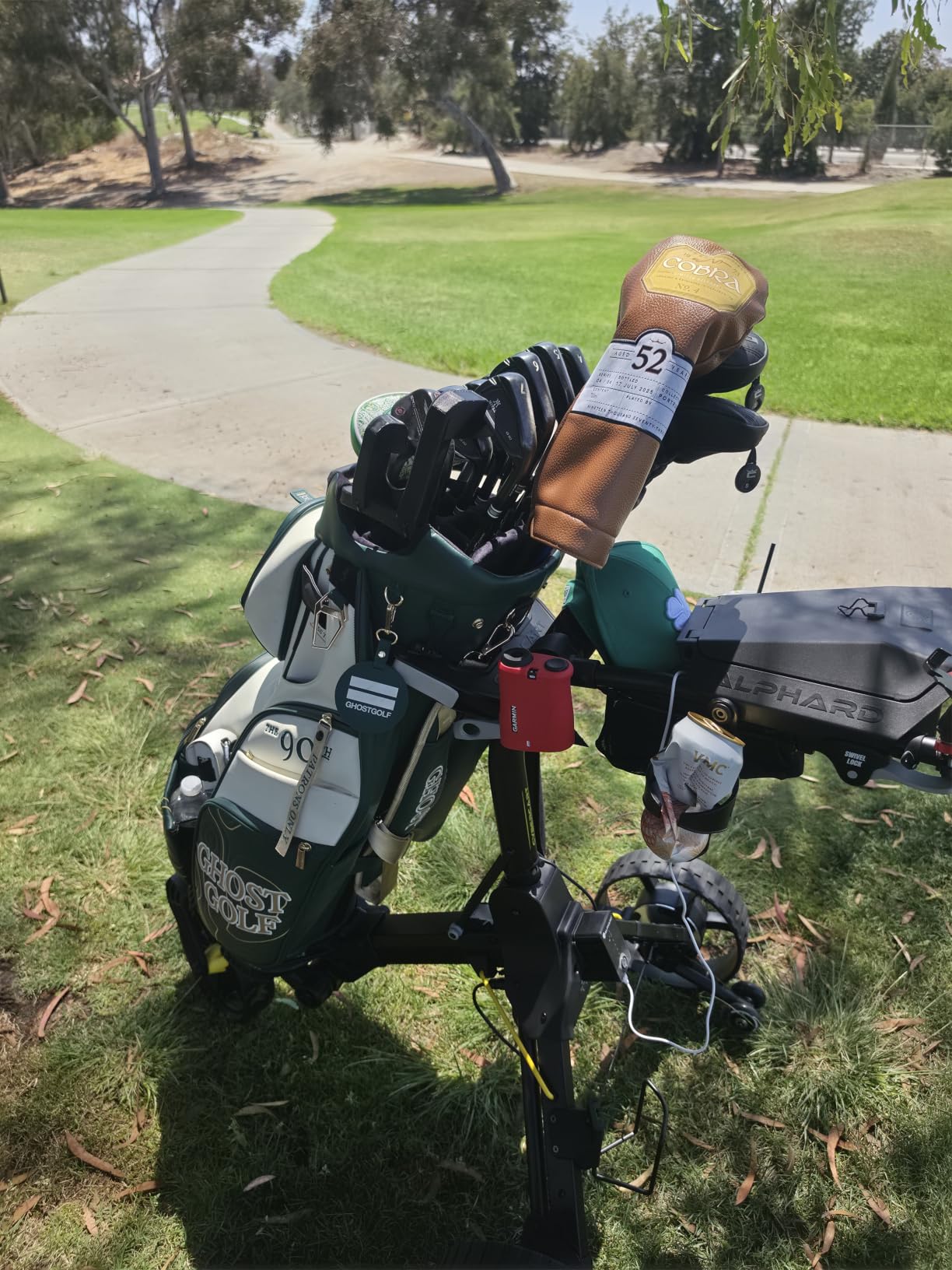 Alphard Cybercart Electric Golf Cart | Remote Control & Compact Folding | Motorized Electric Golf Cart: 6-Axis Gyro, 36 Holes Battery, Auto Brake, Magnetic Pad, Anti-tip Wheels, Cup & Umbrella Holder customer photo 1