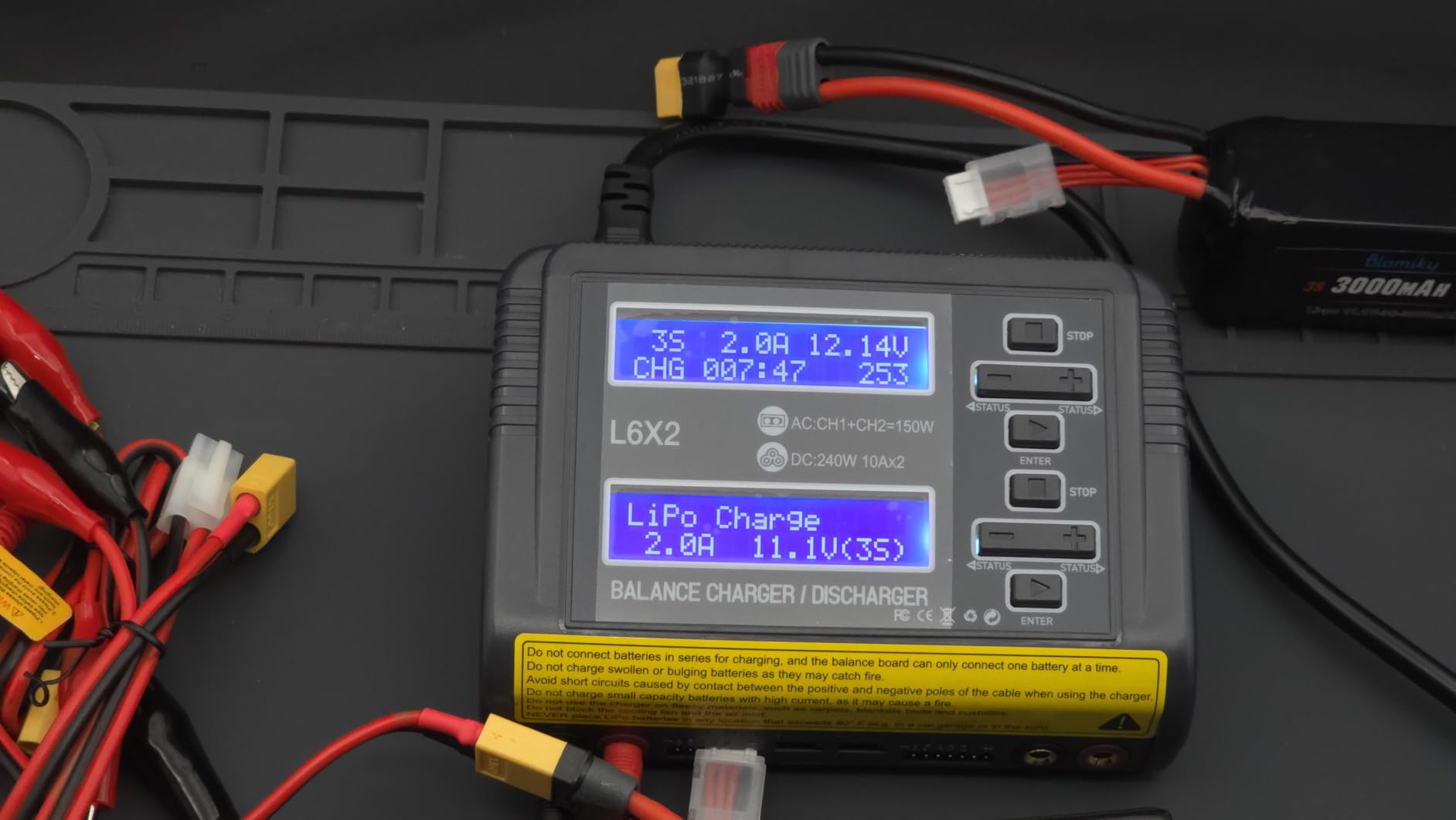 LiPo Battery Charger Dual 10A RC Fast Balance Battery Charger Discharger | RC Car Drone Chargers for 1S-6S LiPo Li-ion Life LiHV 1S-15S NiCd NiMH 2-20V PB Smart Batteries customer photo 2