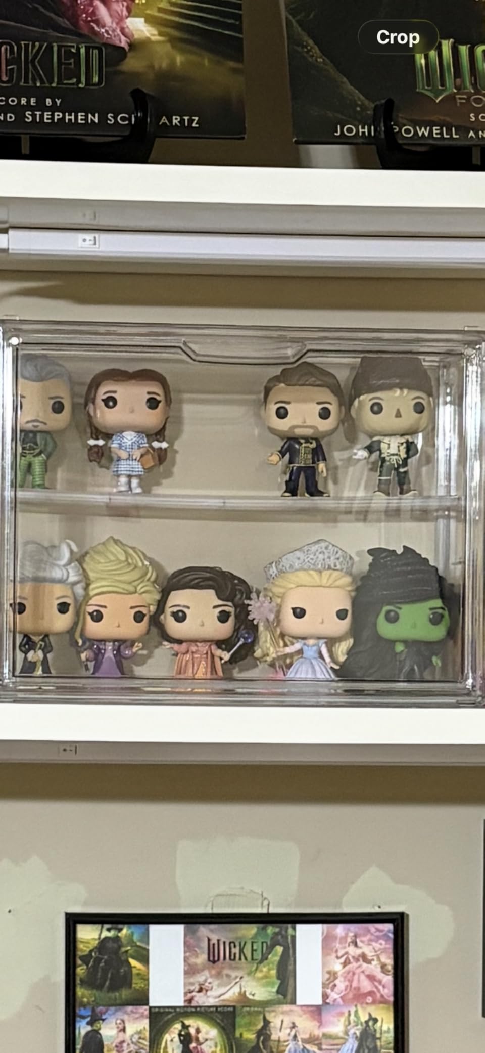 Clear Acrylic Display Case for Collectibles 4 Layer Hobby Figure Display Case Box with Shelves Stackable Figurine Display Boxes for Funko Pop Mart Labubu Model, 2 Pack customer photo 1