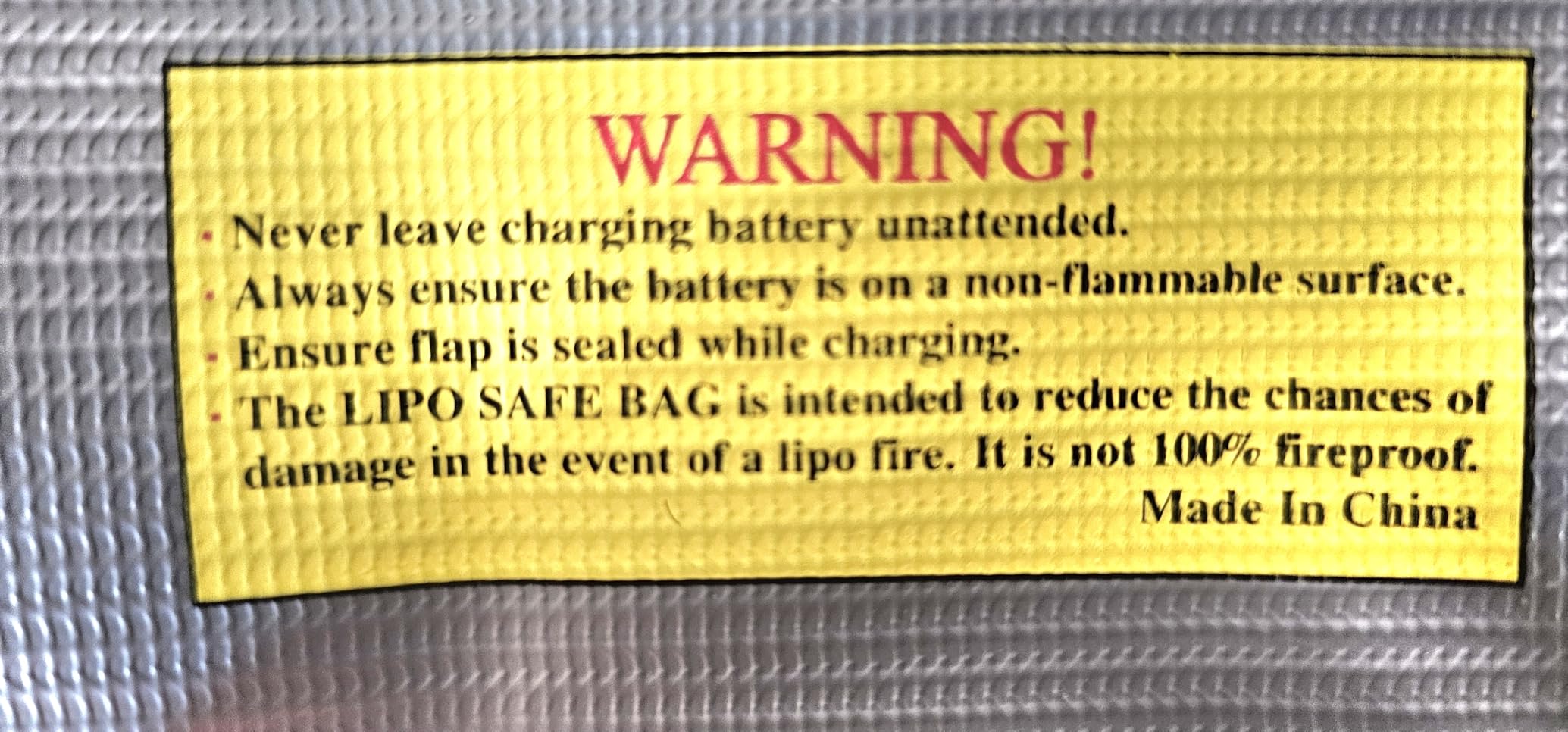 PAWBOSE Lipo Safe Bag Fireproof Explosion-Proof 2 Packs customer photo 2