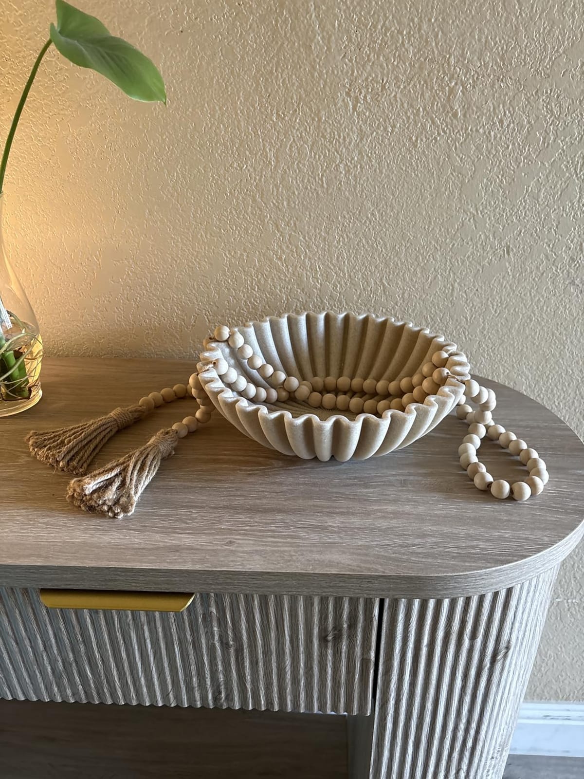 OAKOA Large Decorative Bowl for Home Decor - Key Bowl for Entryway Table customer photo 1
