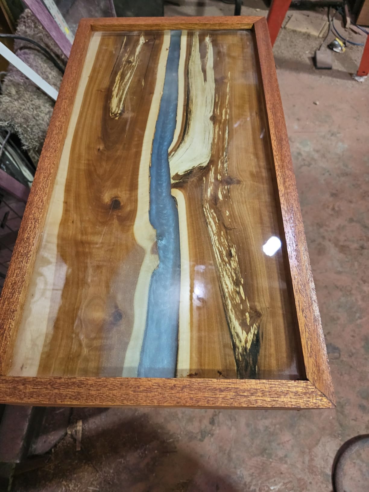 Extra Large Epoxy Resin Mold 22.63x11.81x1.38in, Reusable Resin Molds | for River Table, Coffee Table, Trays, Cutting Boards, DIY Resin Art customer photo 2