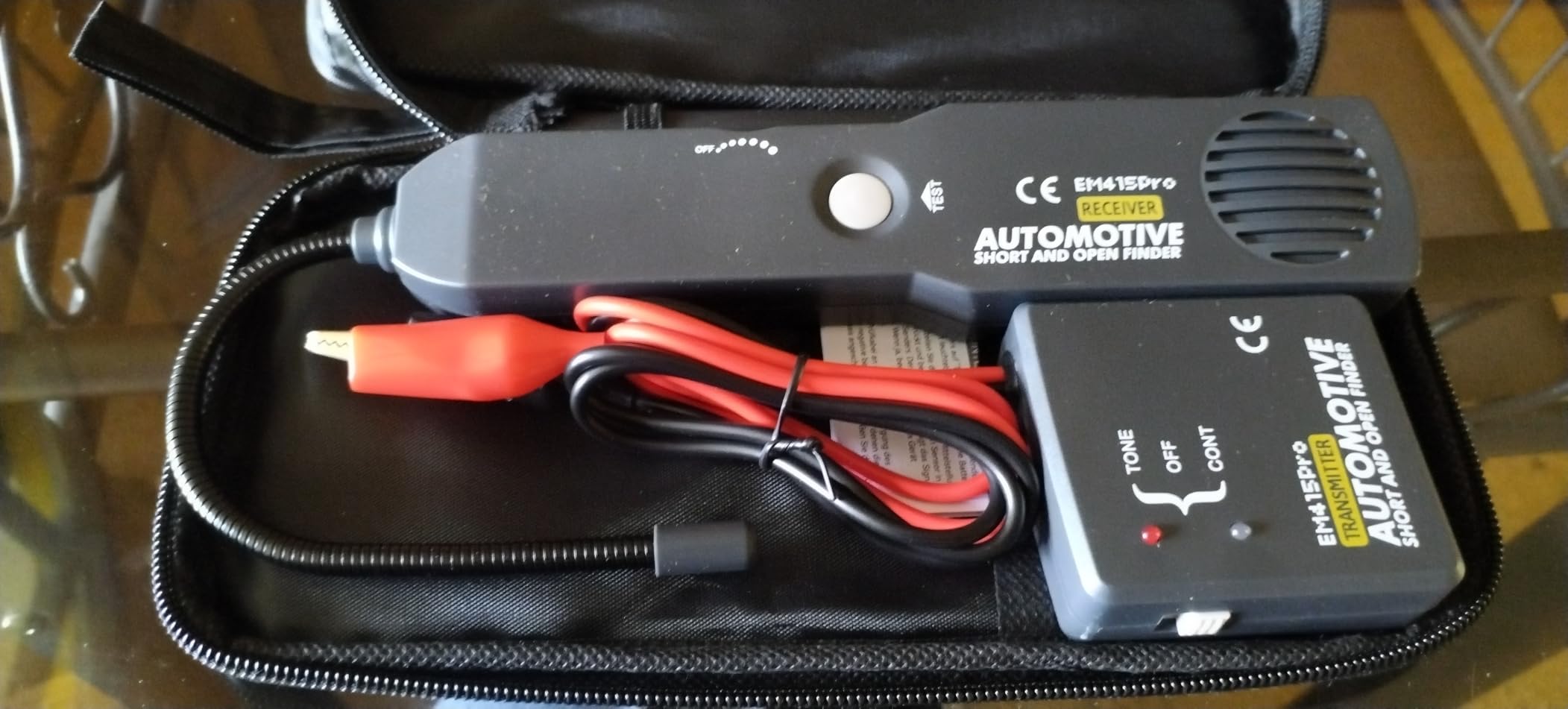EM415Pro Automotive Wire Tracer Circuit Breaker Finder, 6-42V Short Circuit Finder Electrical Tester, Cable Tracker & Voltage Detector with 7 Inch Flexible Probe for Car and Low Voltage DC Diagnostics customer photo 2