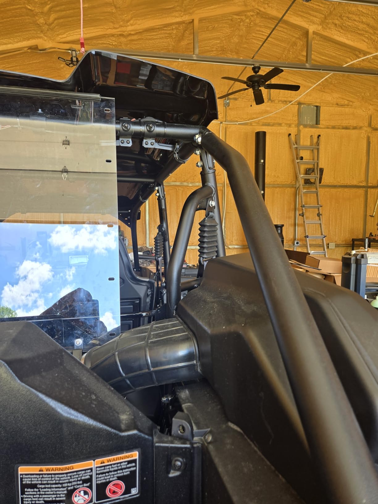 KEMIMOTO Vented Glass Windshield w/ Manual Wipers Compatible with Kawasaki Teryx KRX 1000 2020-2026 & Teryx KRX 4 1000 2023-2026 customer photo 1