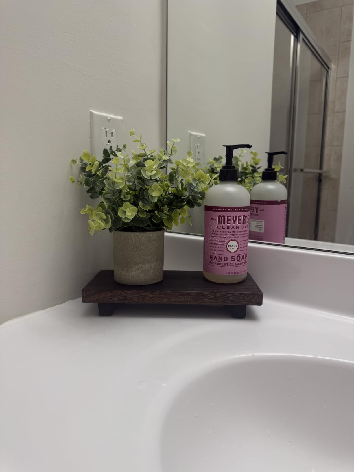 Velener 2 Pcs Small Fake Plants Eucalyptus, Artificial Plants Indoor for Shelf, Potted Eucalyptus Plants for Home/Bathroom/Pottery Barn/Desk/Farmhouse/Coffee Table Decor (Sage Green) customer photo 1