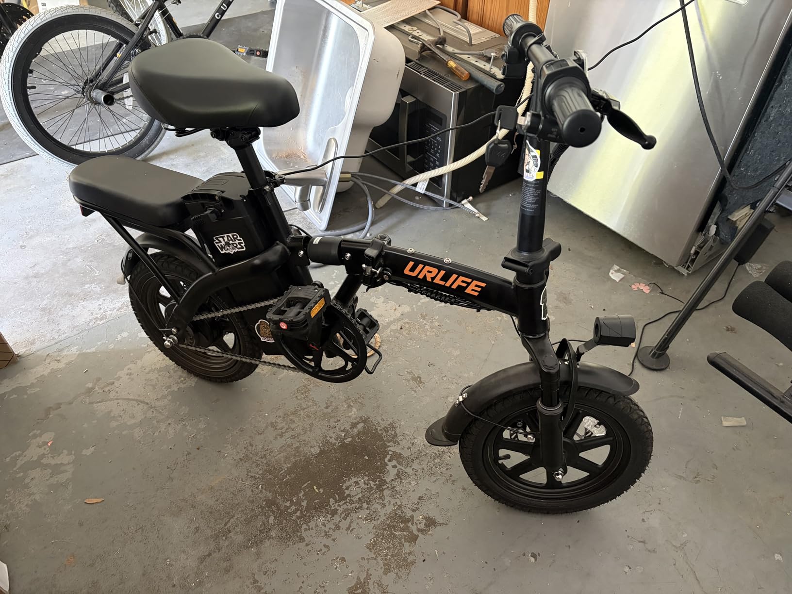 URLIFE Folding Electric Bike for Adults, 14