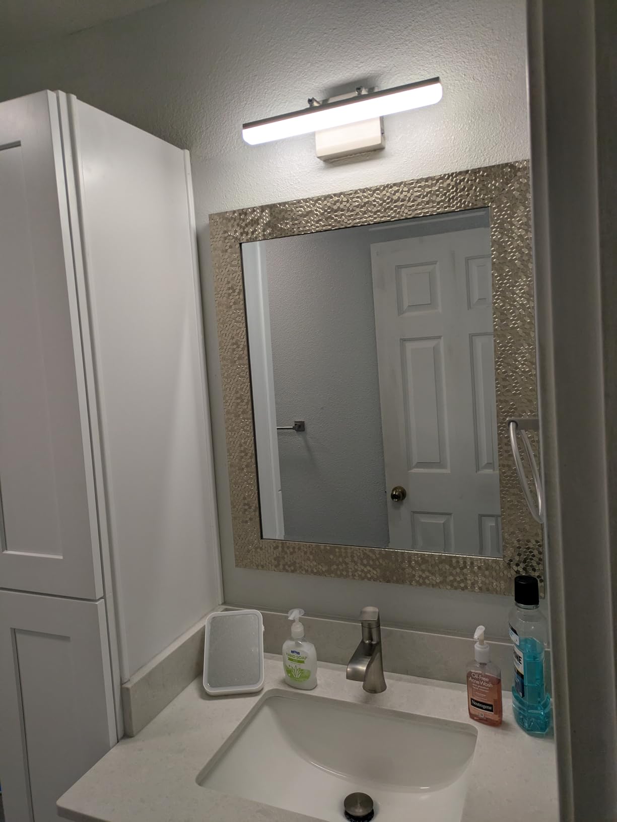 Brushed Nickel Vanity Light, 15.7