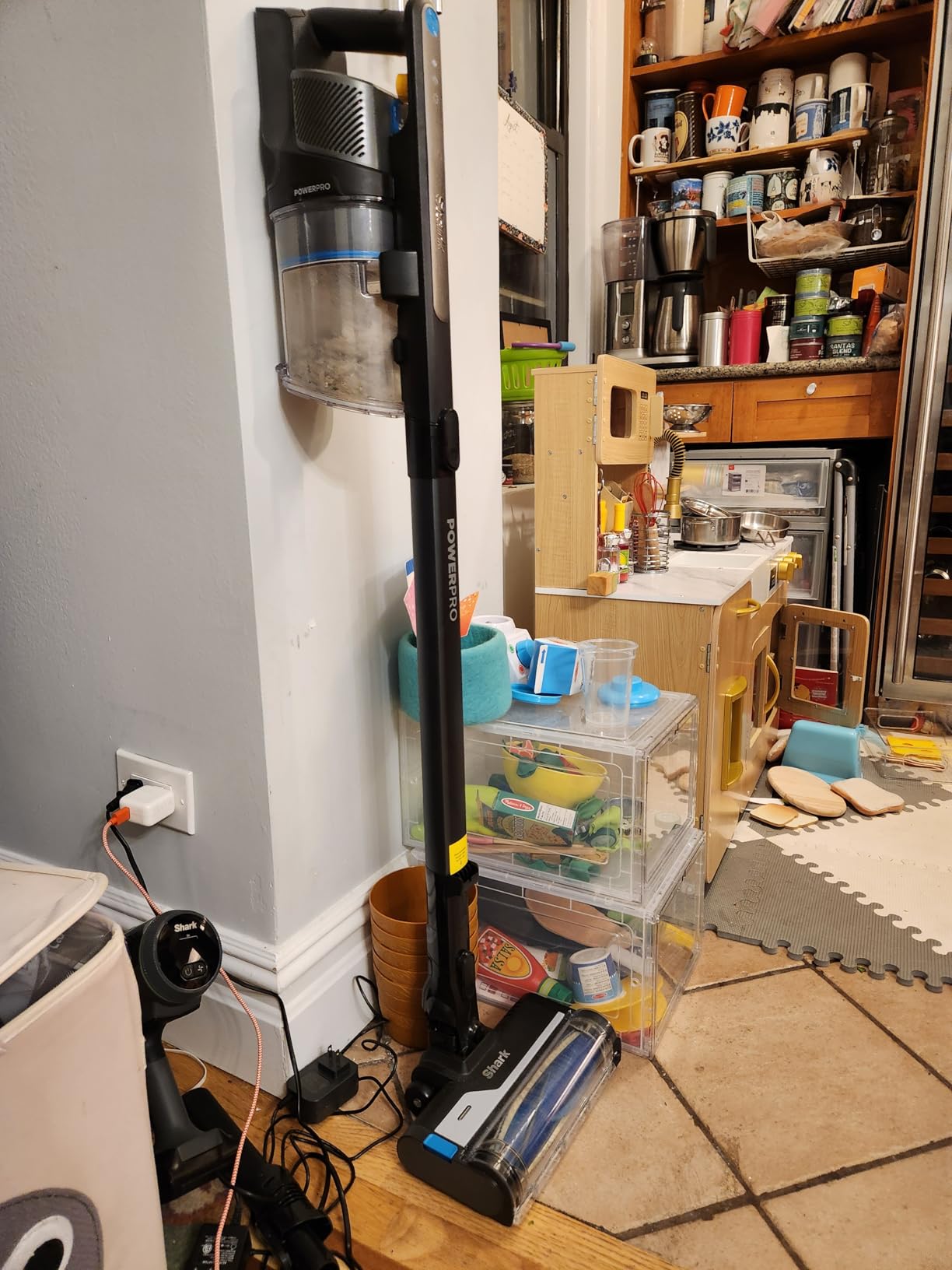 Shark PowerDetect Cordless Stick Vacuum, Java Ice Blue, IP1255 | Powerful Suction, HEPA Filtration, Carpet & Hard Floor, Portable, Stick Vacuum for Pet Hair customer photo 1