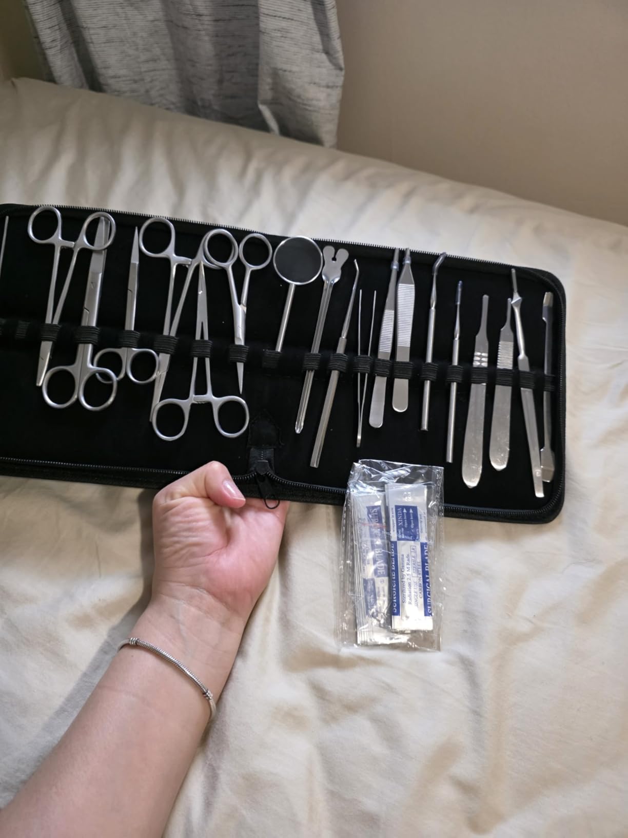 Advanced Dissection Kits - 46 or 33 Piece German Stainless Steel Instruments for College, Medical & Veterinary or Middle and High School Students - Complete Anatomy Lab Tools Surgical-Grade customer photo 1