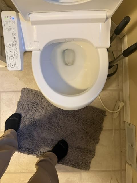 TOTO WASHLET S2 Electronic Bidet Toilet Seat with Instantaneous Water Heating, PREMIST and EWATER+ Wand Cleaning, Elongated, Cotton White - SW3346#01 customer photo 1