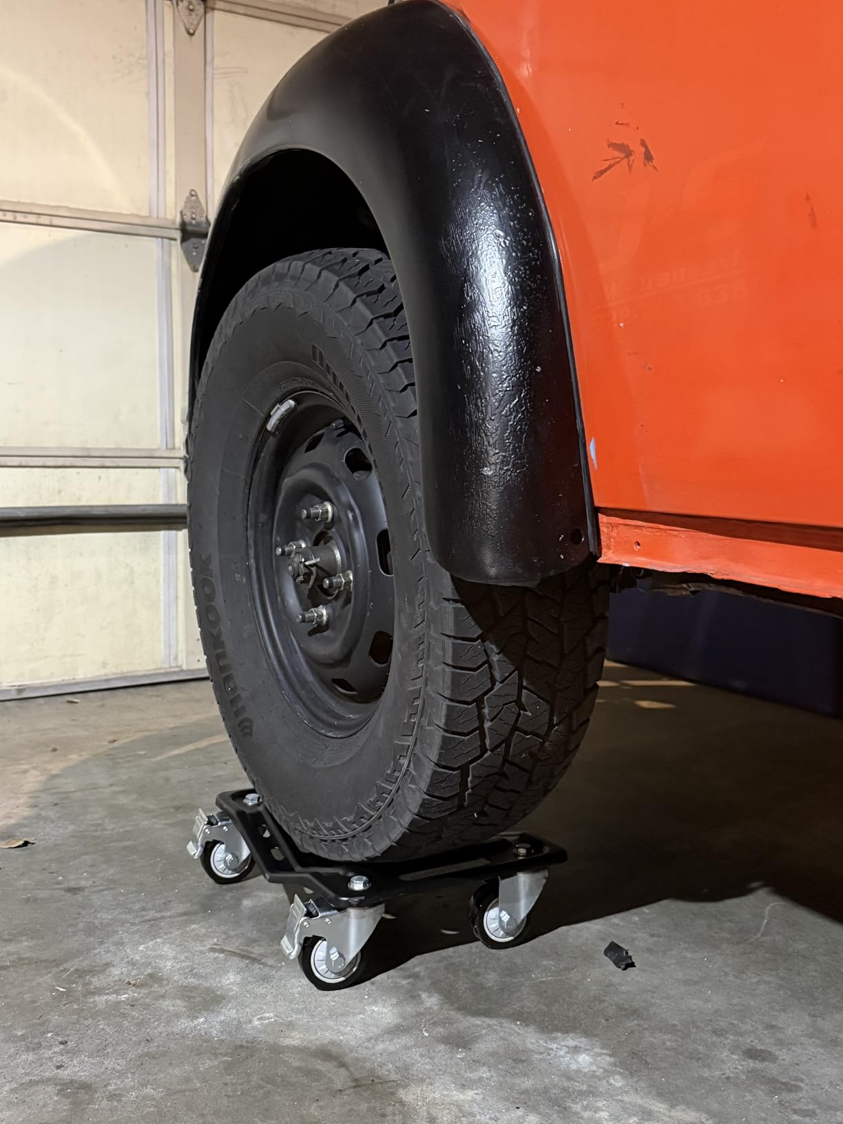 KEDSUM Car Dolly Set of 4, 6000 LBS Heavy Duty Car Wheel Dolly, High-tensile Structural Steel & Reinforced Rid Design for Moving Cars, Trailers, SUV, Motorcycles and Boats customer photo 2