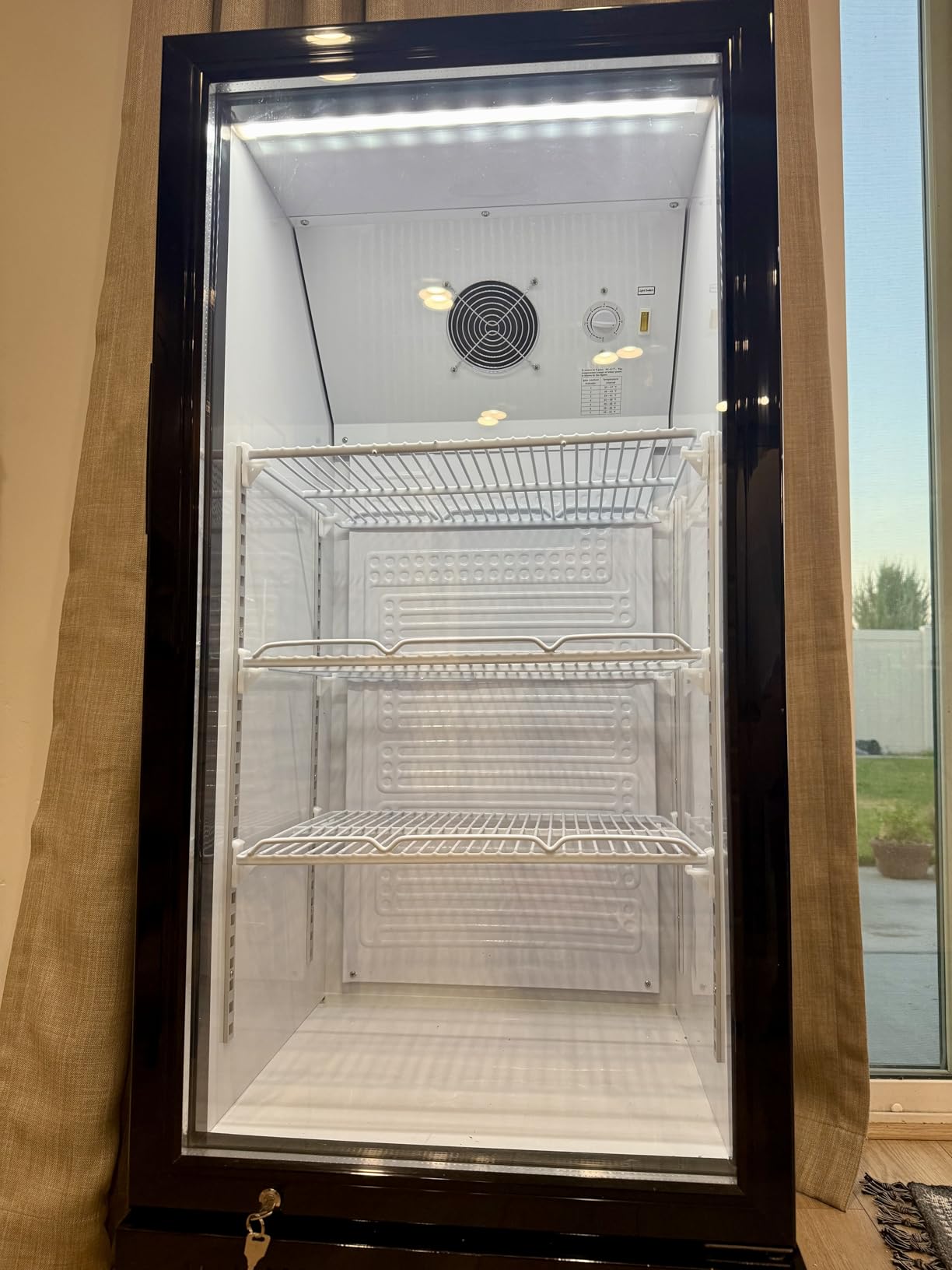 7.4 Cu.Ft Back Bar Cooler, 2 Hinged Glass Doors, Stainless, ETL | 36-Inch Commercial Beverage Refrigerator with LOW-E Glass, Adjustable Shelves, Lock and Digital Temperature Control customer photo 2