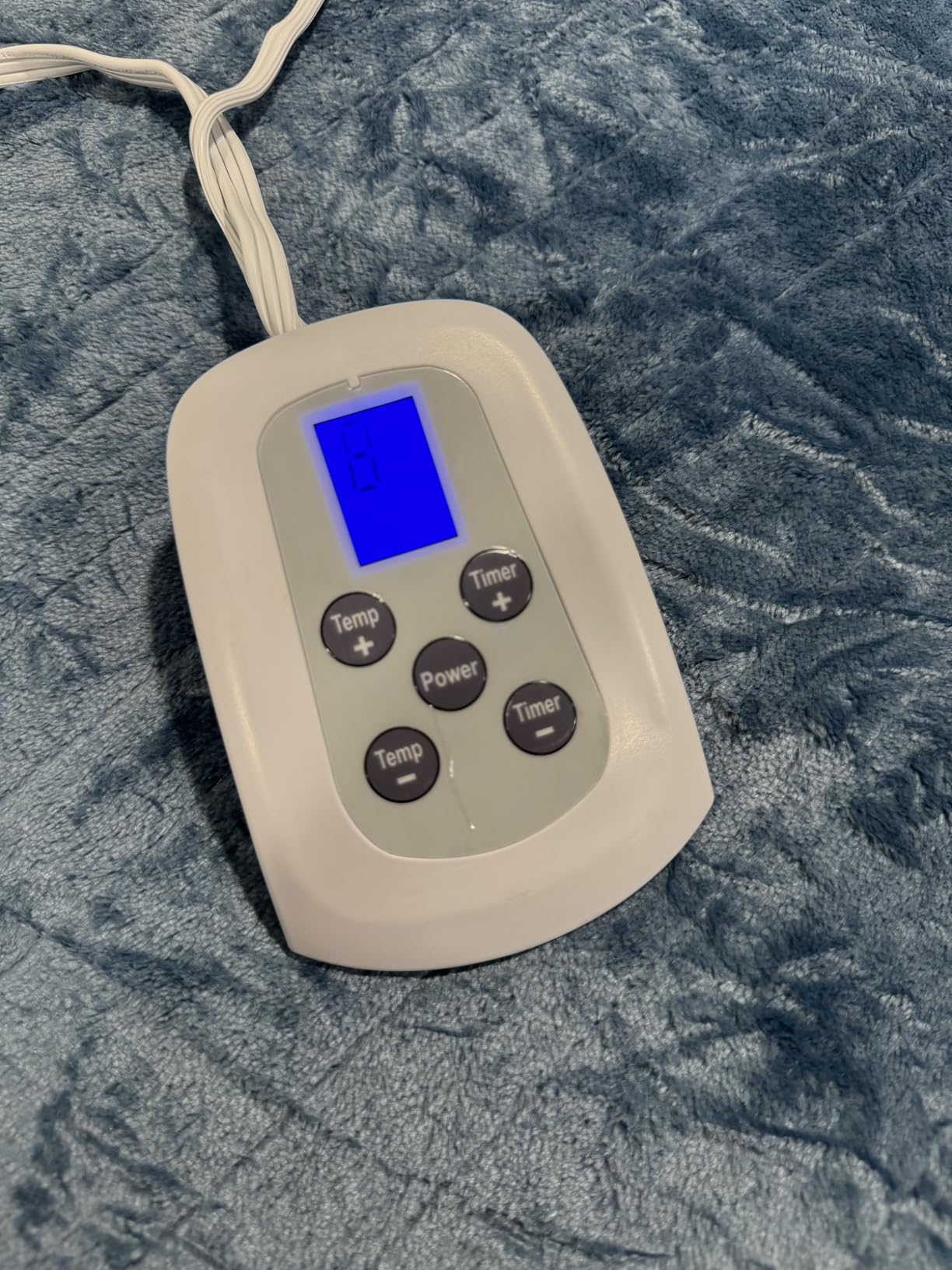 Heated Blanket Electric Throw Blanket with Built-in Button Controller 50