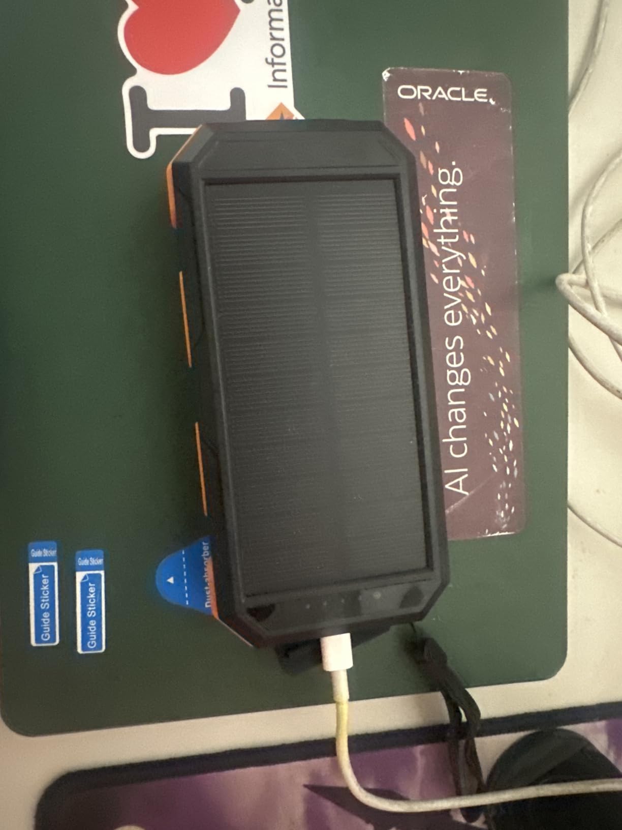 Solar Charger Power Bank 38800mAh, 22.5W USB-C Fast Charging Portable Charger with 4 Built-in Cables, External Battery Pack with Dual LED Emergency Flashlights for Camping, Hiking, Outdoor Use customer photo 2