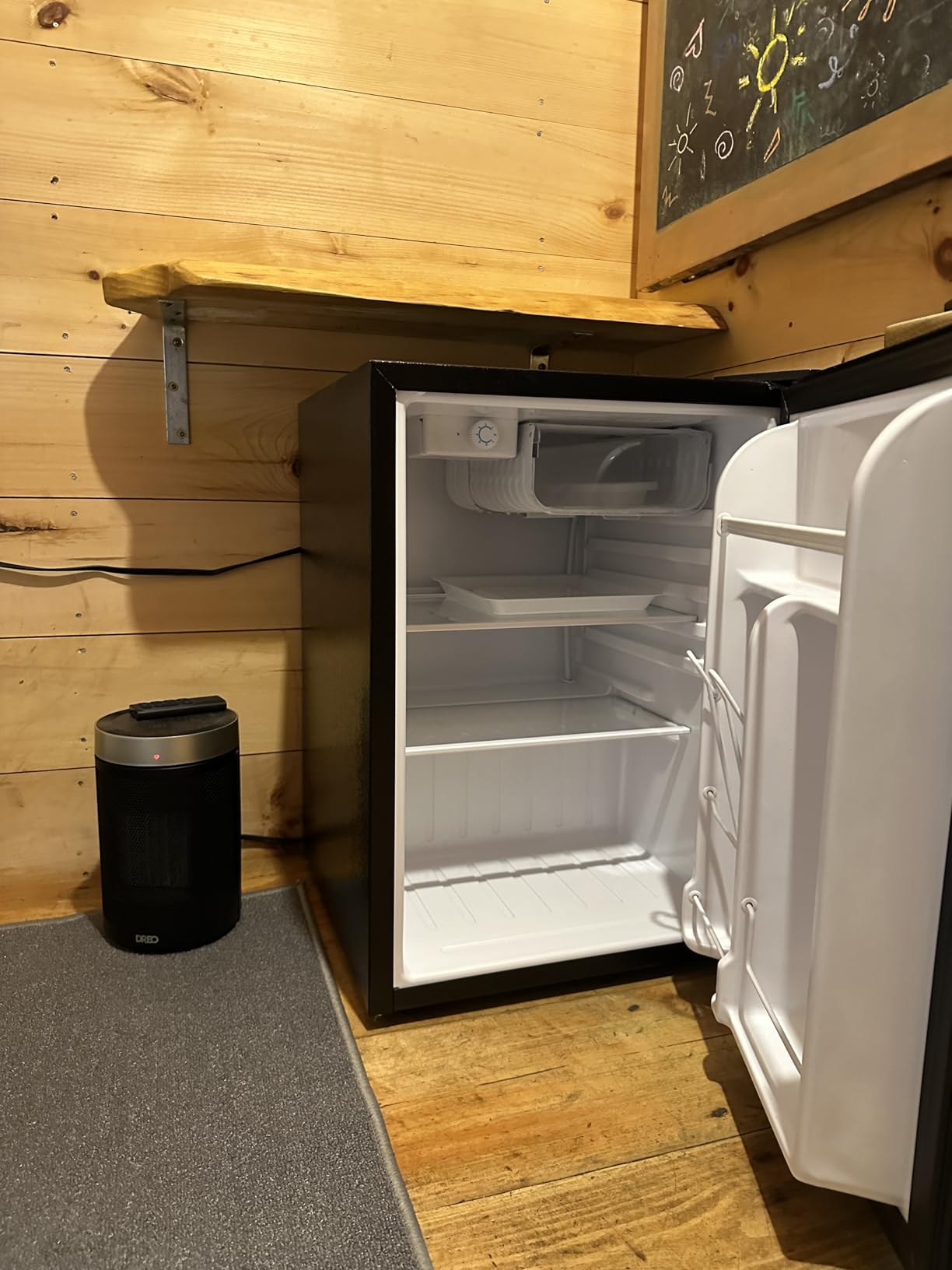 Antarctic Star 2.56 Cu.Ft. Mini Fridge with Freezer, Small Refrigerators with Adjustable Thermostat, Low Noise, Energy Saving, Compact Refrigerators for College Dorm, Office, Bedroom, Apartment, White customer photo 2