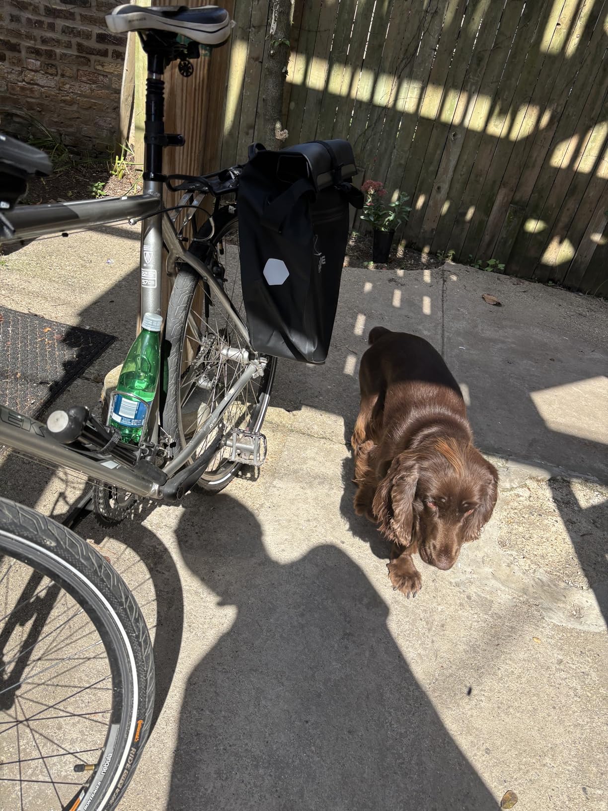 Hycline Waterproof Bike Panniers Bag: Bicycle Rear Rack Bags 28L Large Capacity with Dual Carrying Handle and Shoulder Strap for Commuting Cycling Traveling Touring Shopping - 2PCS customer photo 2