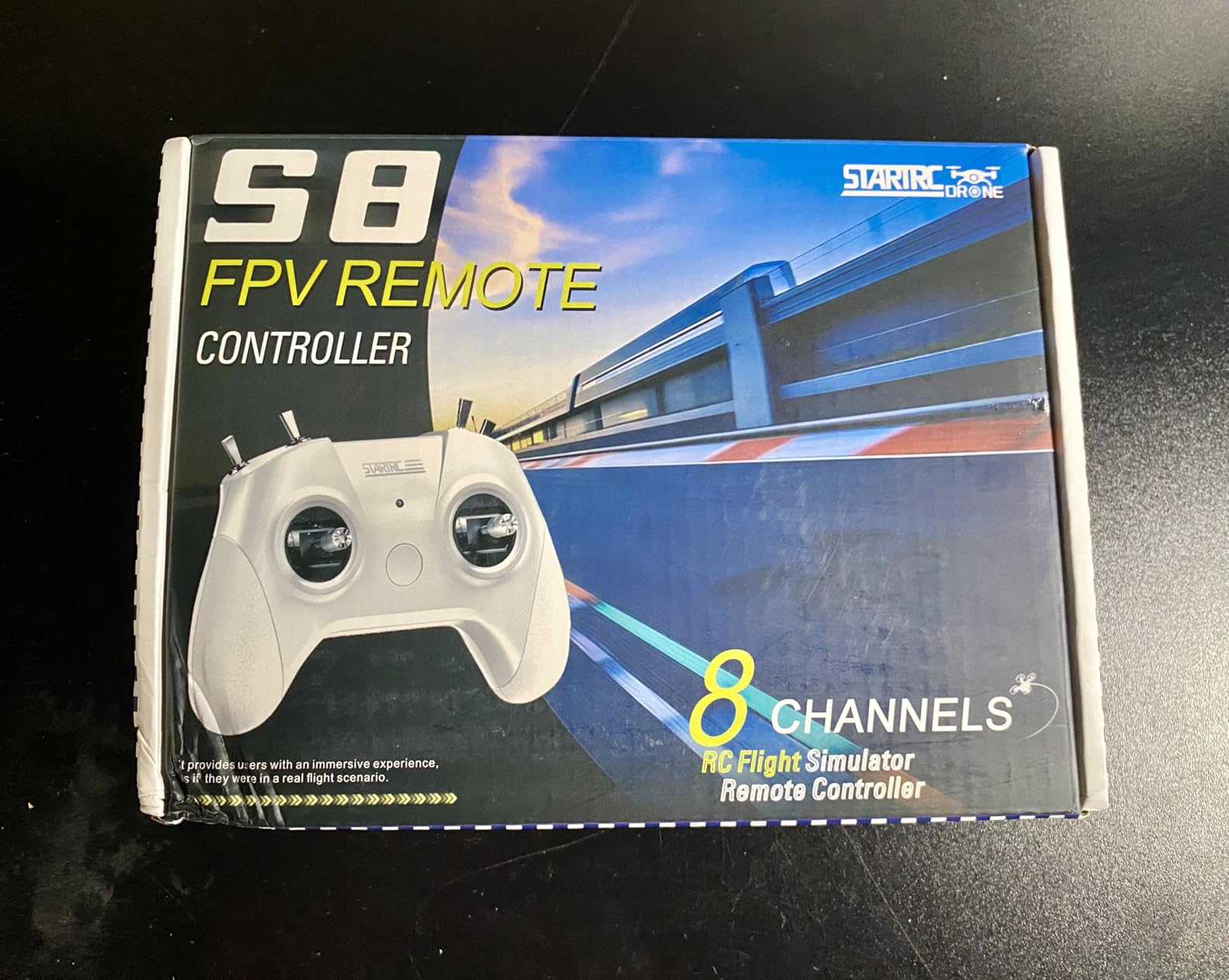 STARDRONE S8 RC Flight Simulator Controller - 8 Channels FPV Drone Games Remote Controller Support Popular System and Platform - Ideal for Beginner Pilots Professional Training Experience (Mode 2, Grey) customer photo 1