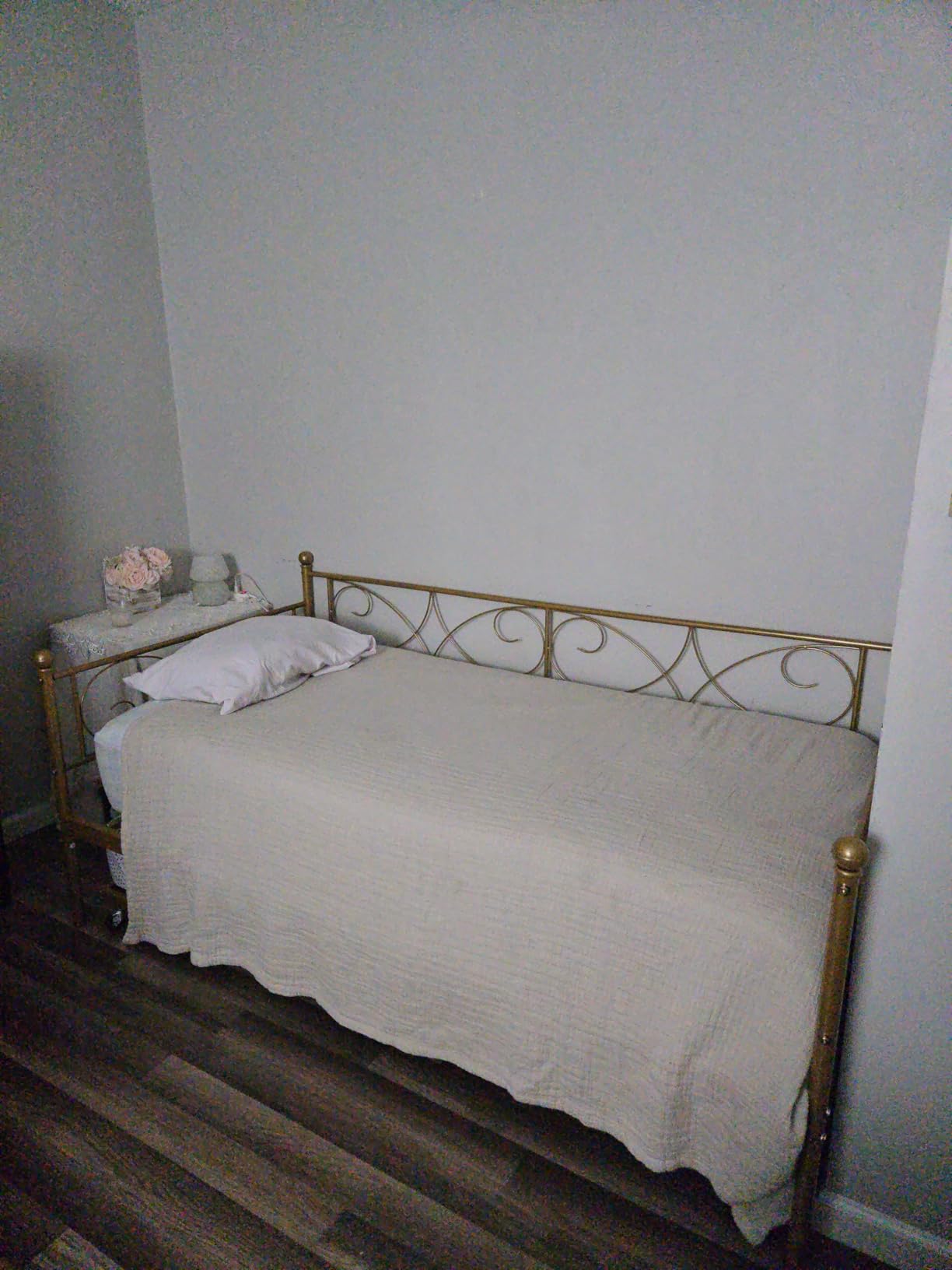 IDEALHOUSE Twin Daybed with Trundle, Metal Trundle Bed, Black | Sofa Bed Frame, Heavy Duty Metal Slats, 6 Universal Wheels, Space Saving, for Living Room, Bedroom, Guest Room customer photo 2