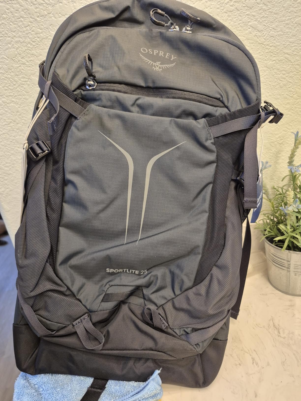 Osprey Sportlite 20L Lightweight Hiking Backpack for Men and Women - Everyday Hiking Bag - Travel Daypack, Torrent Blue customer photo 1