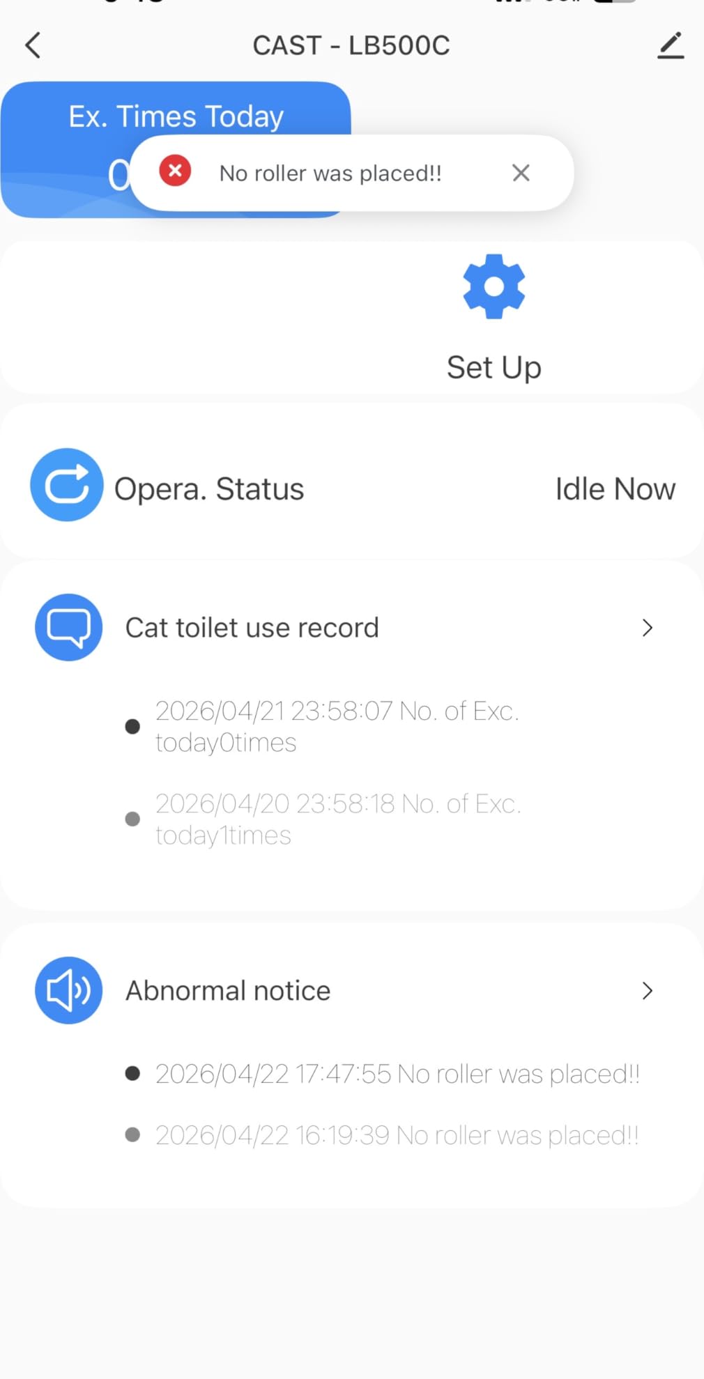 Mintakawa Automatic Cat Litter Box Self Cleaning - APP Control and Weight Monitoring - Ultra-Quiet, Suitable for Medium Cats and Kittens, Safe Anti-Pinch Litter Box (Assembly Required) - White customer photo 2