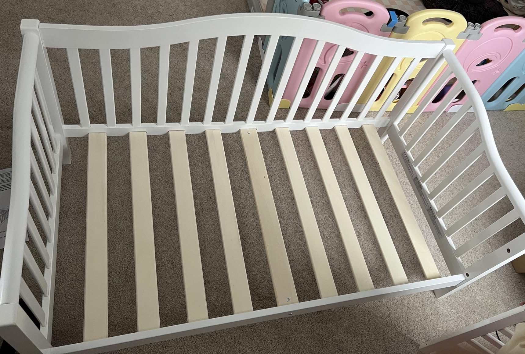 Dream On Me Austin Wooden Toddler Day Bed for Kids, Meadow Green | GREENGUARD Gold Certified & BSA Verified, Low-to-Floor Design, Removable Safety Guardrail, Solid New Zealand Pinewood customer photo 2