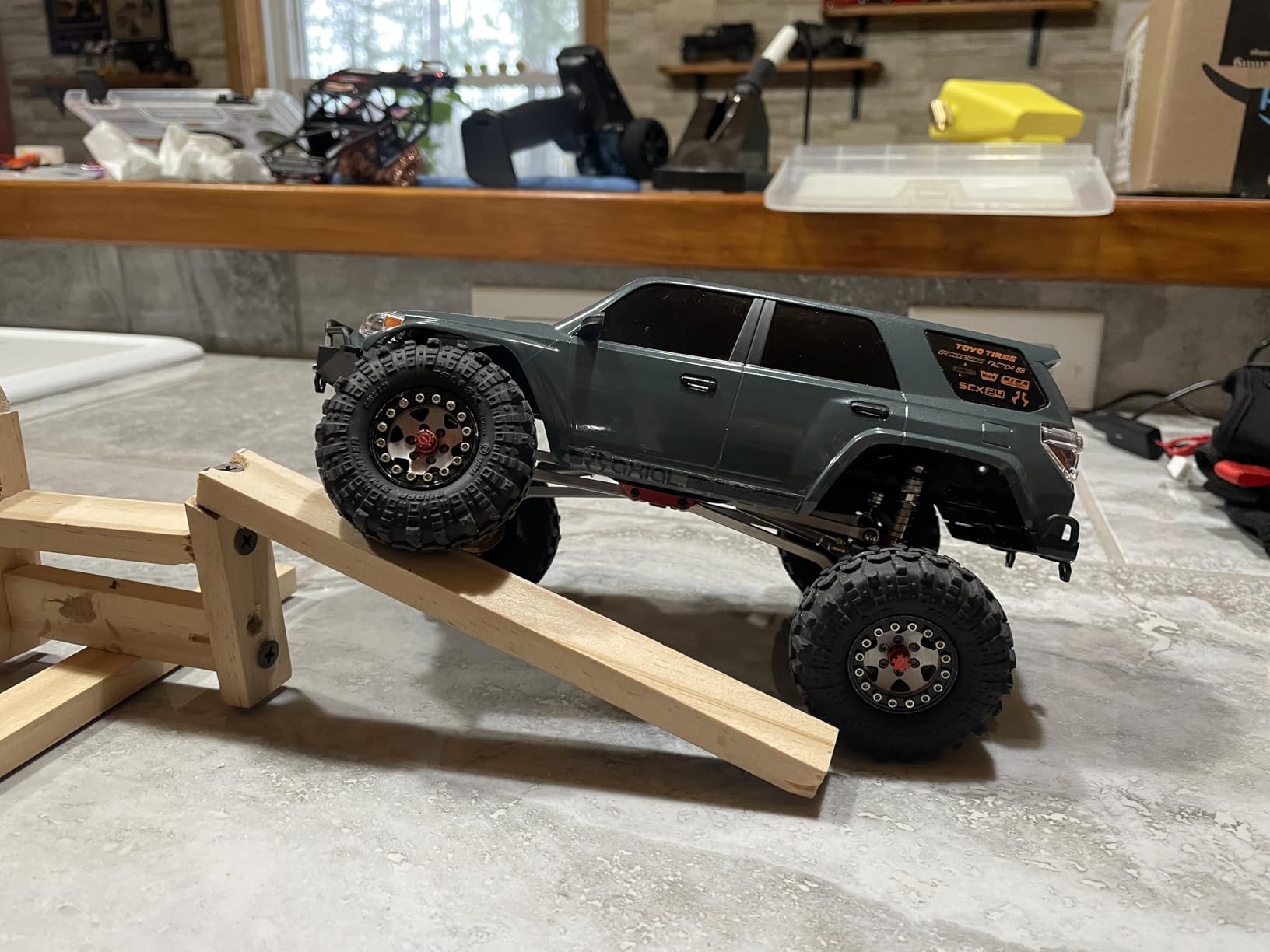 Axial SCX24 Toyota 4Runner 1/24 RC Truck, 4X4 RTR, Gray | , Brushed Rock Crawler, AXI-2035T2, Battery and Charger Included customer photo 1