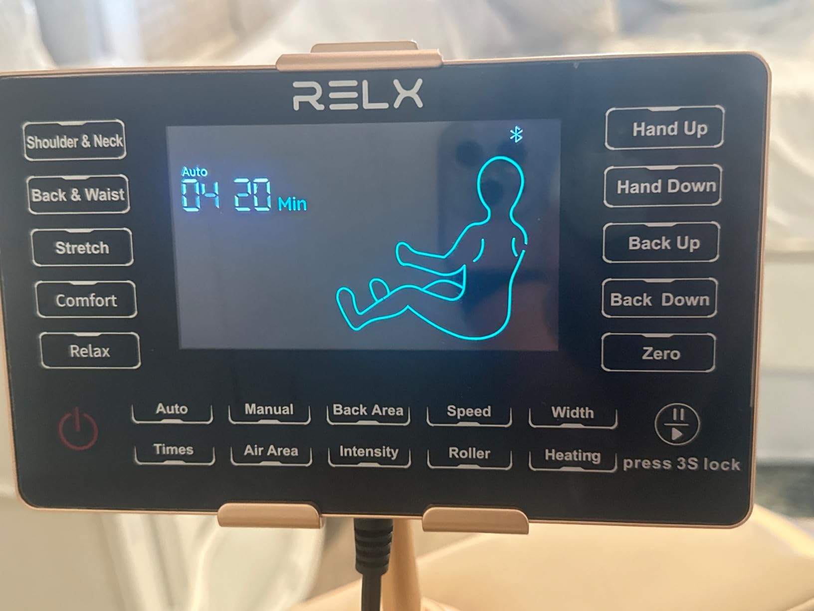 RELX Massage Chair Full Body with Body Scan, Zero Gravity, SL-Track, Black | 20 Modes Shiatsu Massage Chair Built-in Heat System, Airbag Massage with Deep Yoga Stretch, Calfrest Extension and AI Control customer photo 1