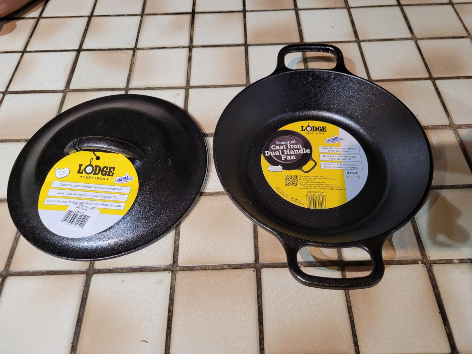 Lodge Pre-Seasoned Cast Iron Dual Handle Pan, PFAS-Free, 13.25 Inches customer photo 2