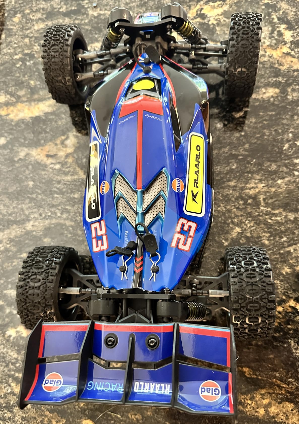 RLAARLO 1/12 Brushelss RC Cars for Adult Top Speed 50+ MPH Rally Car All Terrain RC Truck 4W Off-Road Monster Trucks with Gyro Waterproof Remote Control Car (White) customer photo 2