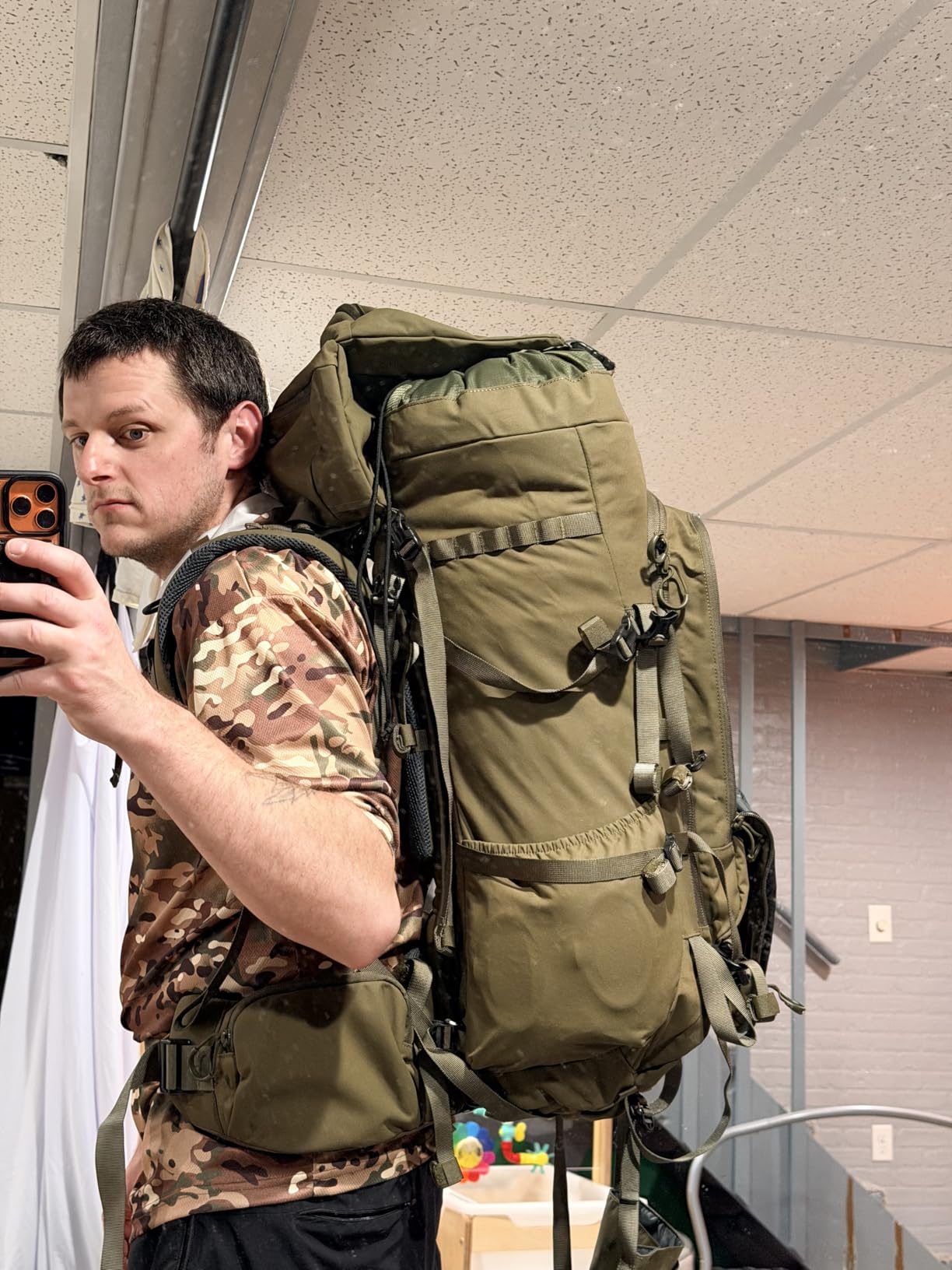 Pro 5000 Camo Frame Backpack - Meat Hauler Pack with Rain Cover for Outdoor customer photo 2