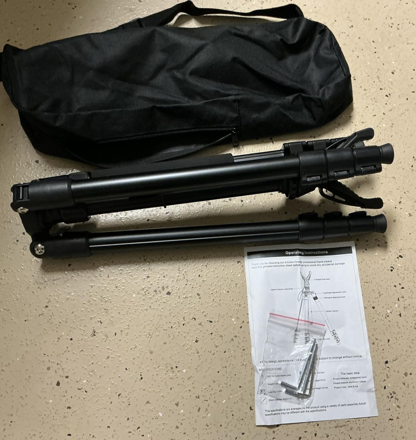 Adjustable Shooting Tripod for Rifles Shooting Stick Level-Lock 3-in-1 Tripod Monopod Bipod, 22.8