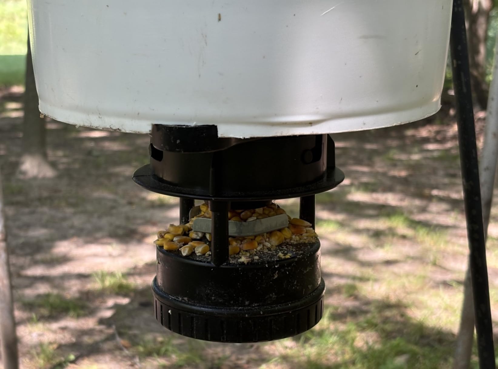 Moultrie All-in-One II Feeder Kit - Bluetooth App Control | pairs with Edge 3, full remote access, quick-lock mounting, includes motor and spreader customer photo 2