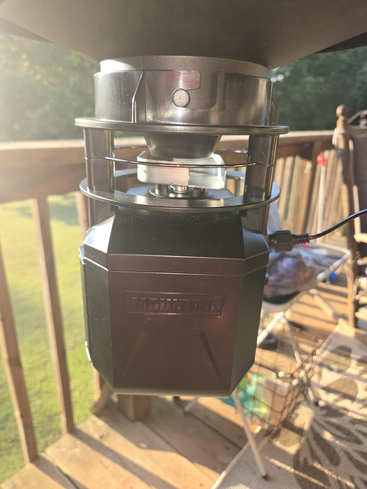 Moultrie 250 Lb Pro Hunter III Tripod Feeder - Bluetooth App Control | pairs with Edge 3, 10 daily feed times, large 250 lb capacity, solar ready, easy programming customer photo 1