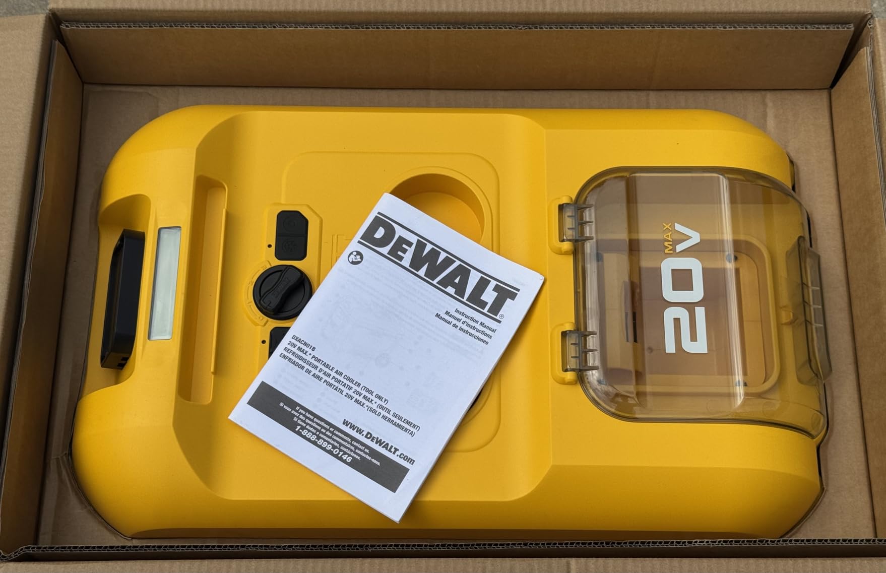 DEWALT Evaporative Air Cooler Portable Air Conditioner DXACN01B (Tool Only) customer photo 2