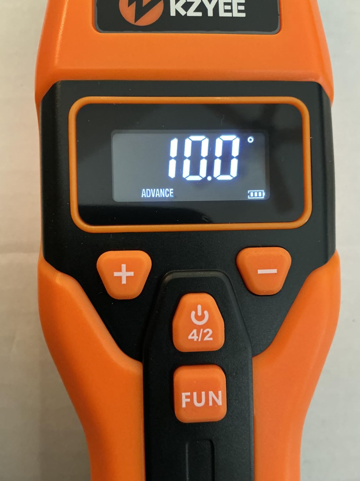 KZYEE KT80 Digital Timing Light with Tachometer (RPM), Advance, Dwell Meter & 0-35V Voltage Test, 60 Degree Adjustable LED Strobe, USB-C Rechargeable & 12V Backup, for Distributor Gas Engines customer photo 2