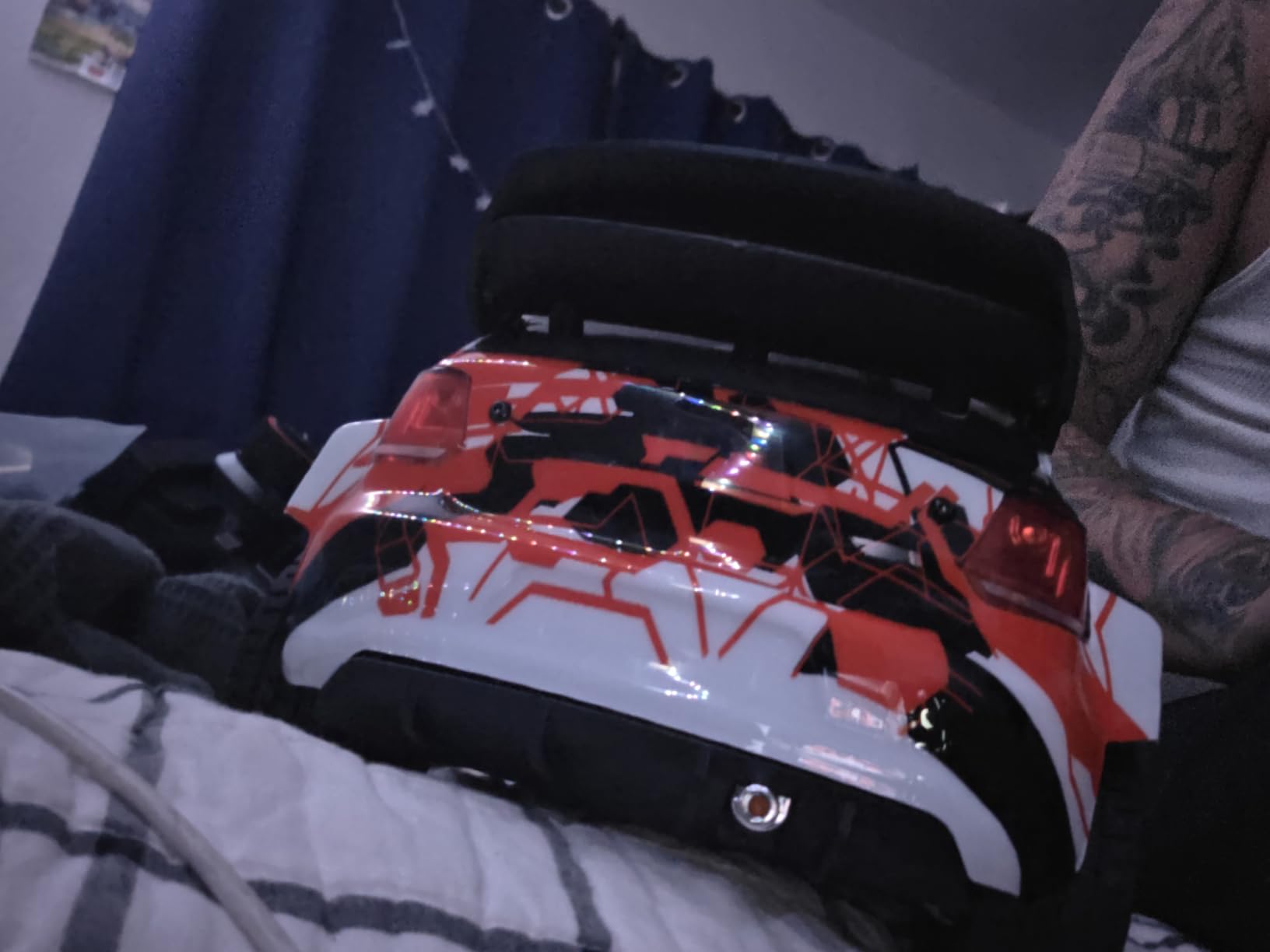 1:12 RC Rally Car Fast Max 50 MPH,Drift Adults RC Car | with Gyro 4X4,Brushless Fast RC Cars with 3S 2200 mAh Battery,Off-Road Remote Control Cars 4WD,for Racetrack & Mud-Red customer photo 2