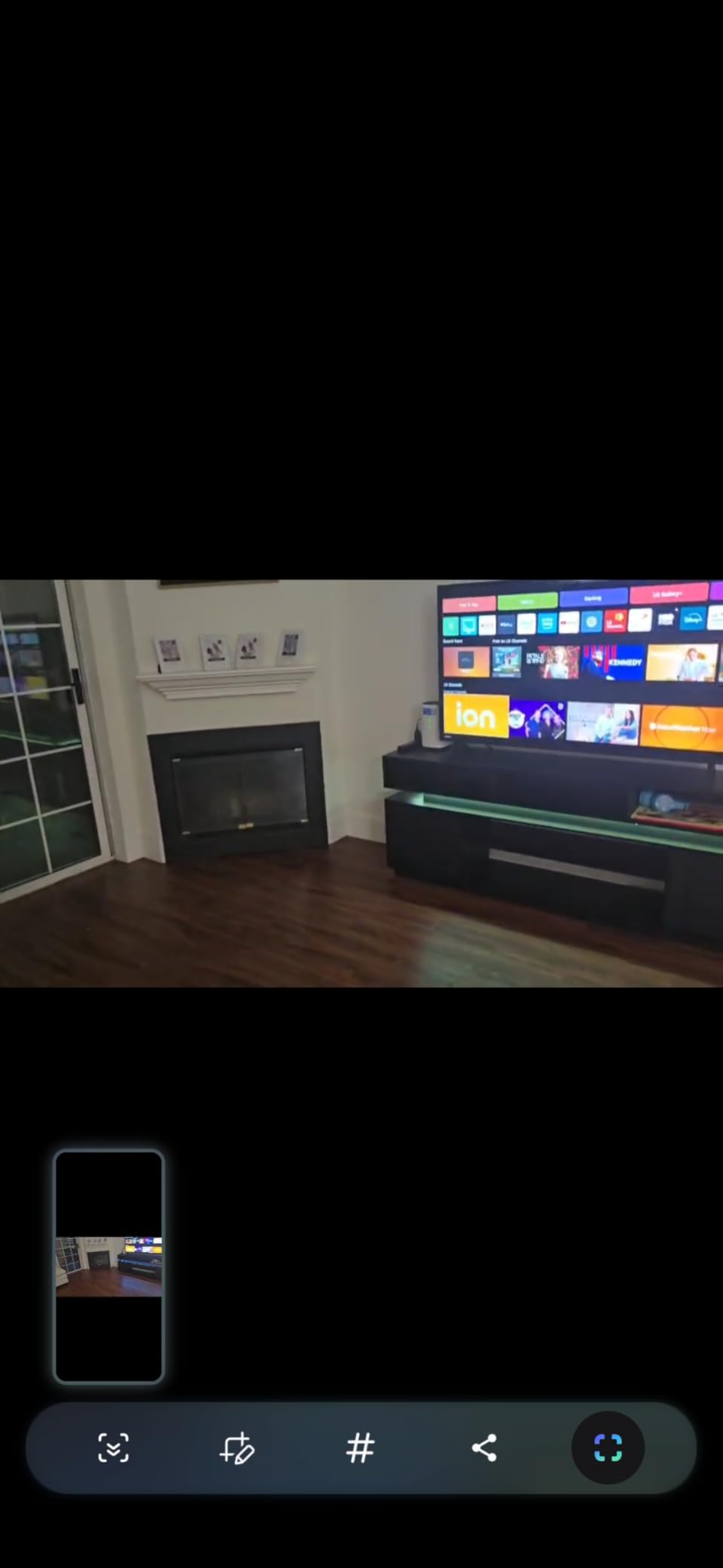 WLIVE Modern TV Stand for 75 Inch TV, 2 Tier Entertainment Center with RGB LED Lights & Storage Cabinets, Media TV Console Gaming Television Stands for Living Room, Bedroom, Black customer photo 1